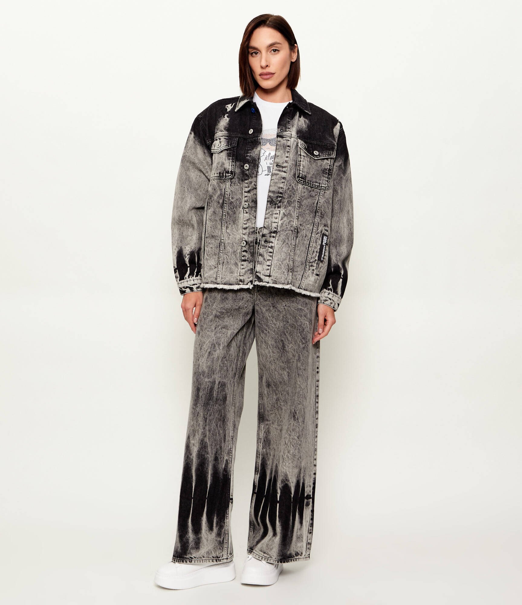 Karl Lagerfeld Jeans Geacă de blug | Relaxed fit