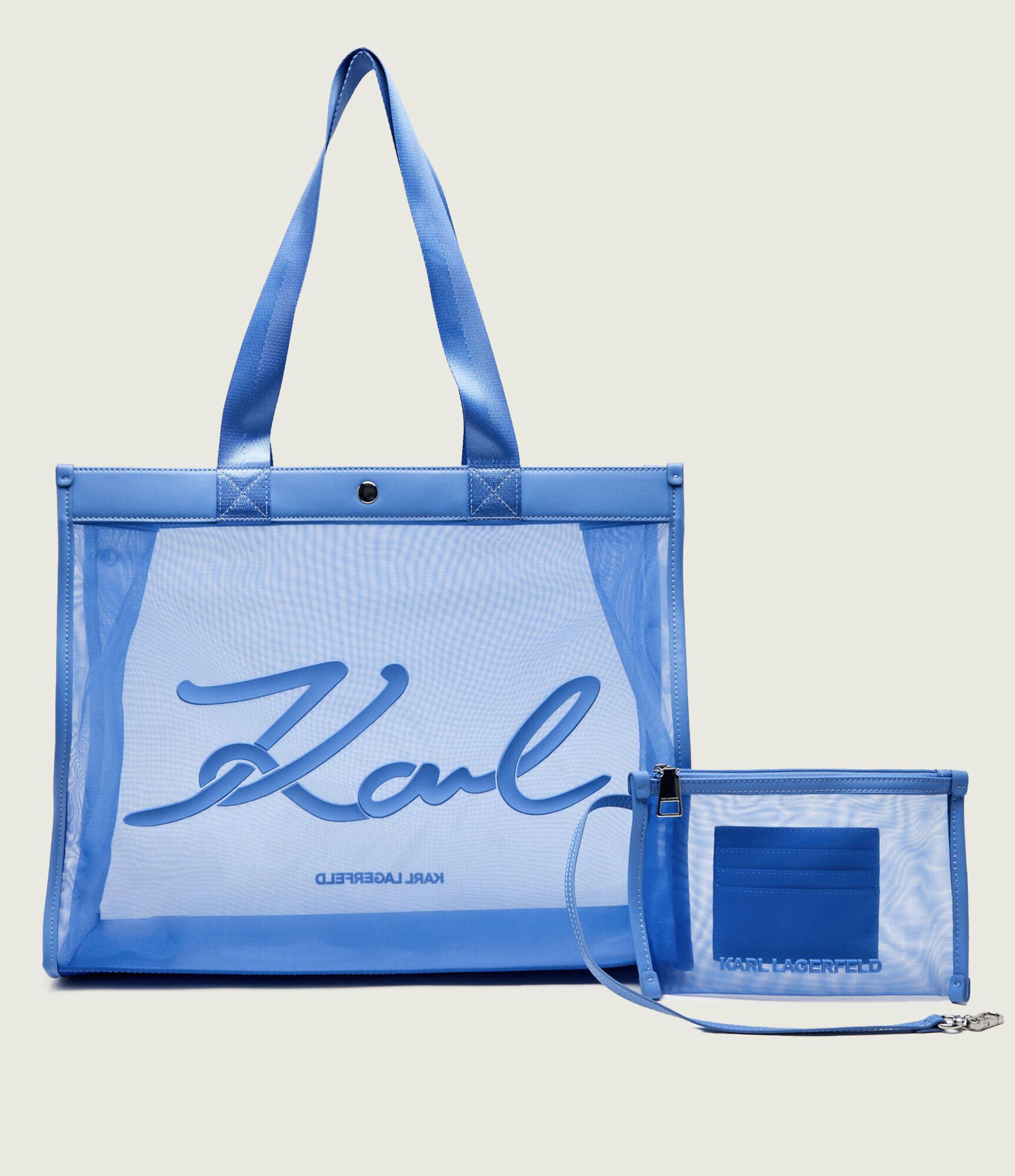 Karl Lagerfeld Jeans Geantă de plajă + borsetă K/Signature
