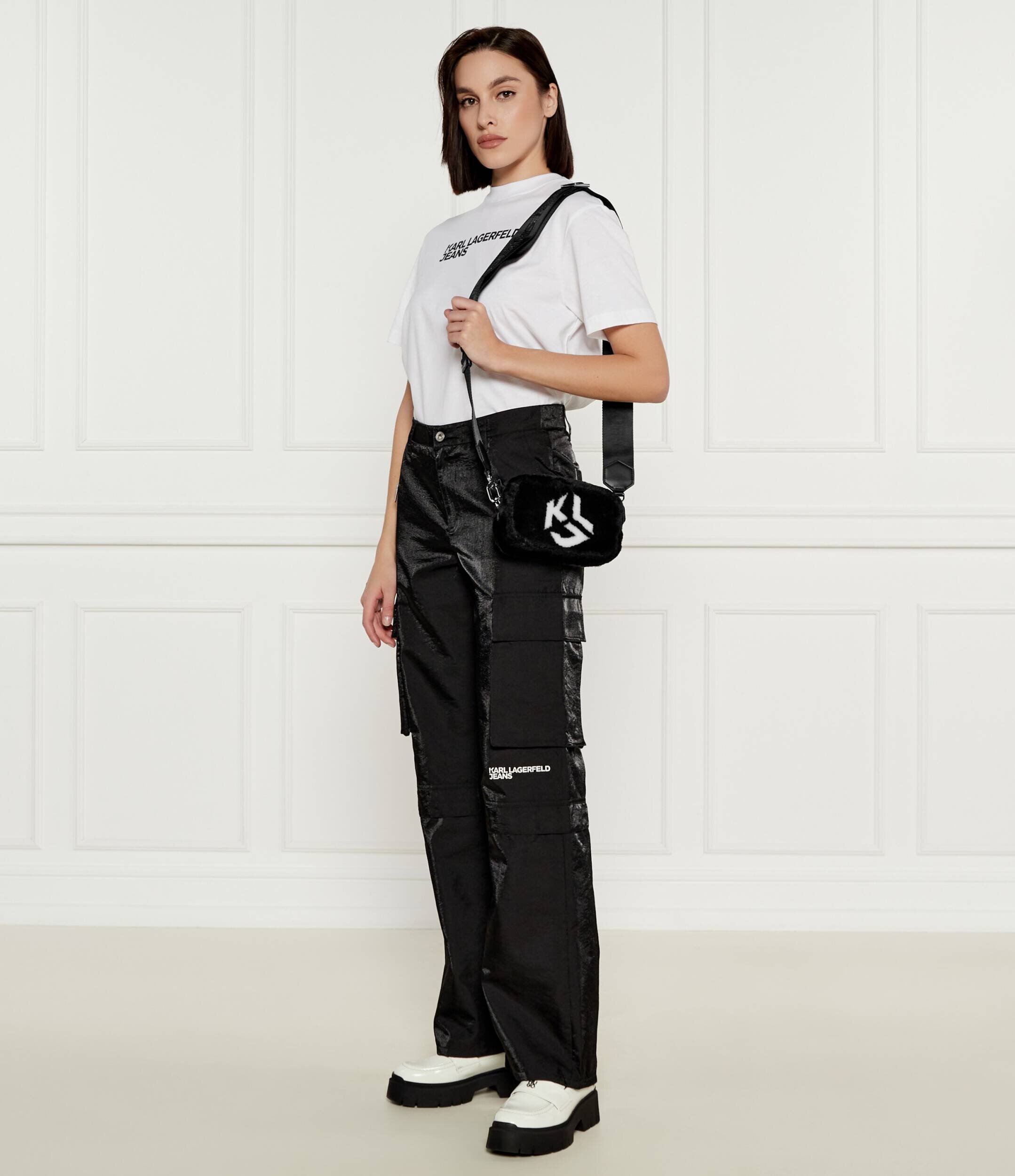 Karl Lagerfeld Jeans Geantă poștaș | shearling