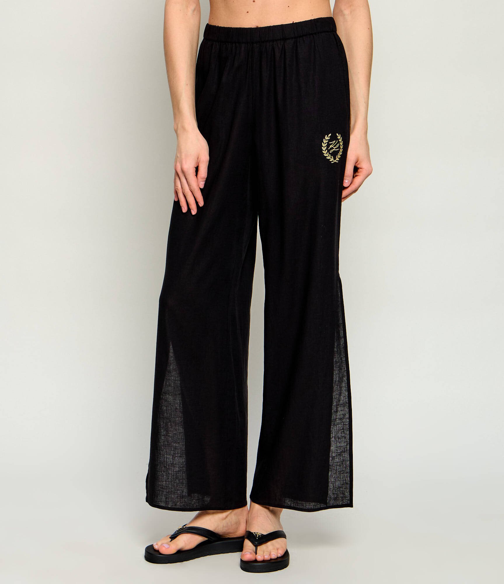 Karl Lagerfeld Jeans Pantaloni Hotel Karl | Relaxed fit | cu adaos de in