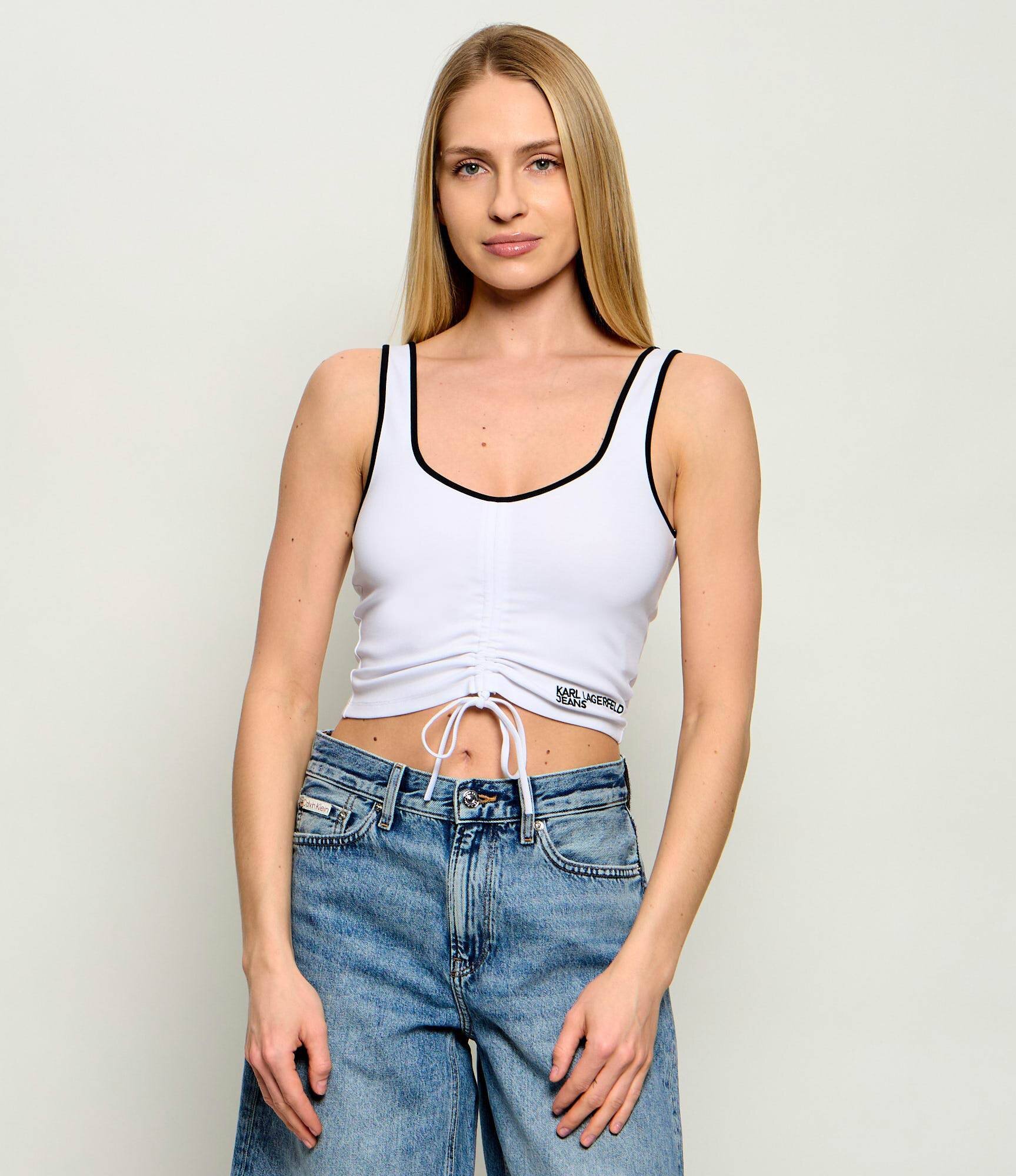 Karl Lagerfeld Jeans Top | Cropped Fit