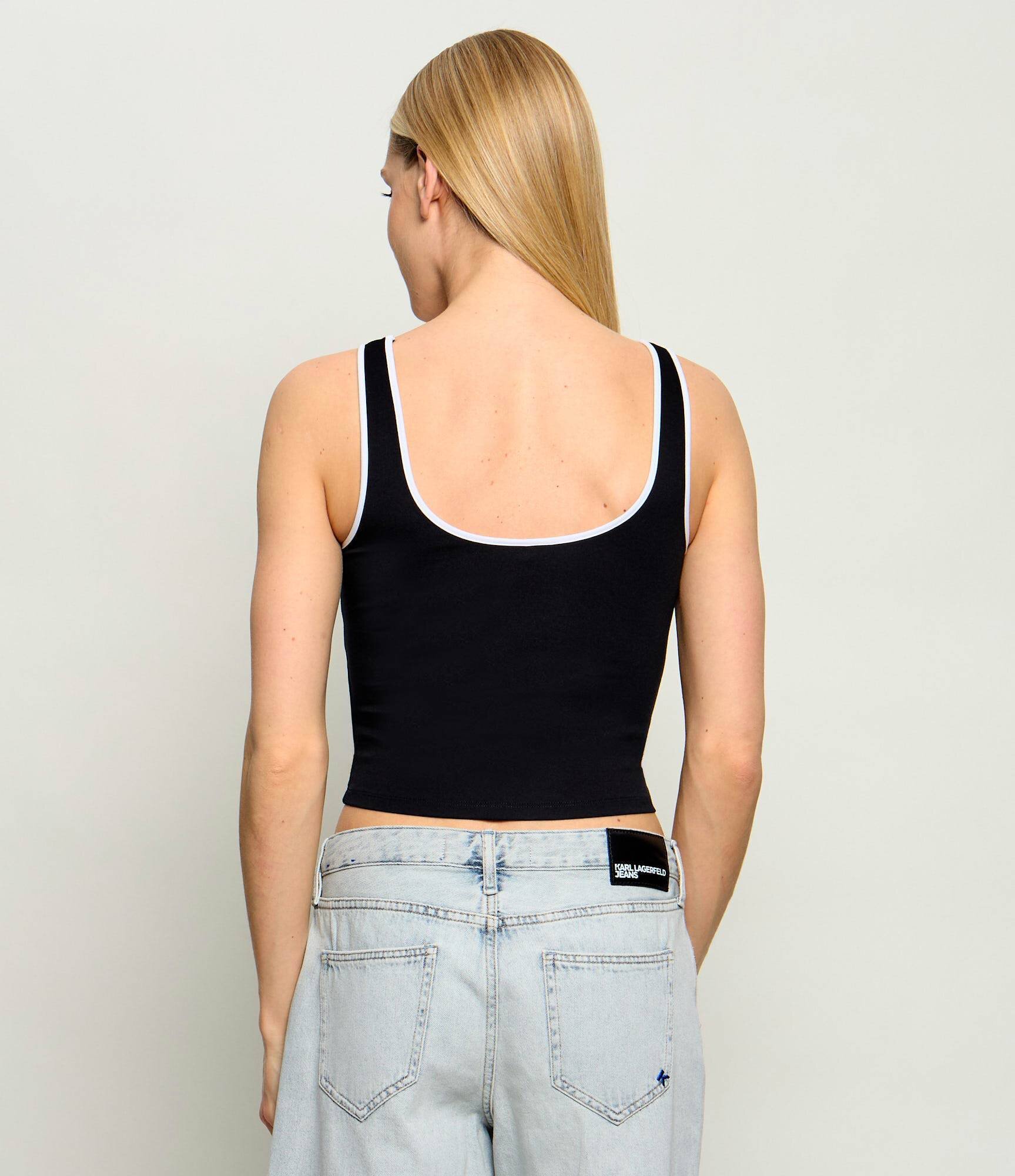 Karl Lagerfeld Jeans Top | Cropped Fit