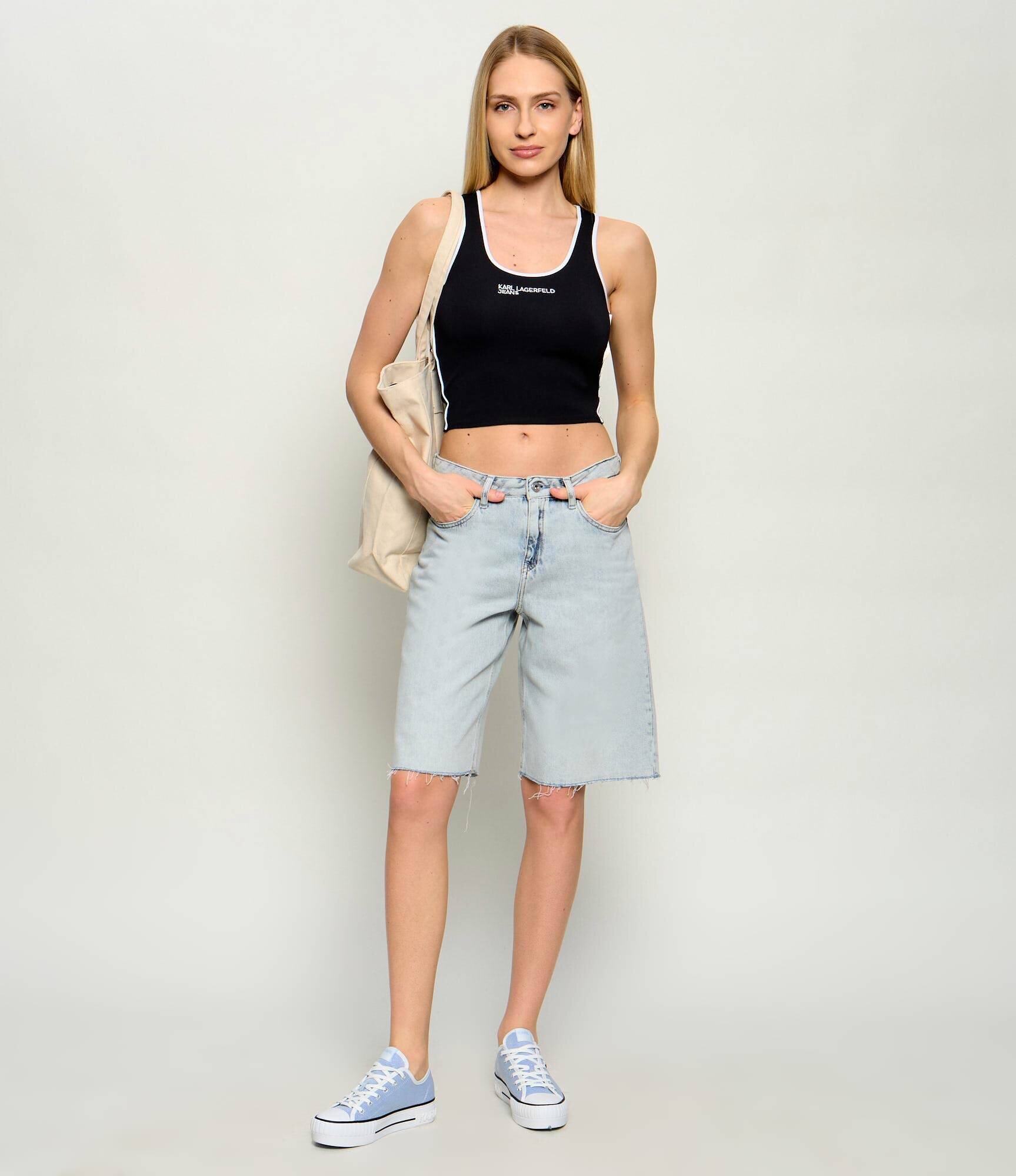 Karl Lagerfeld Jeans Top | Cropped Fit