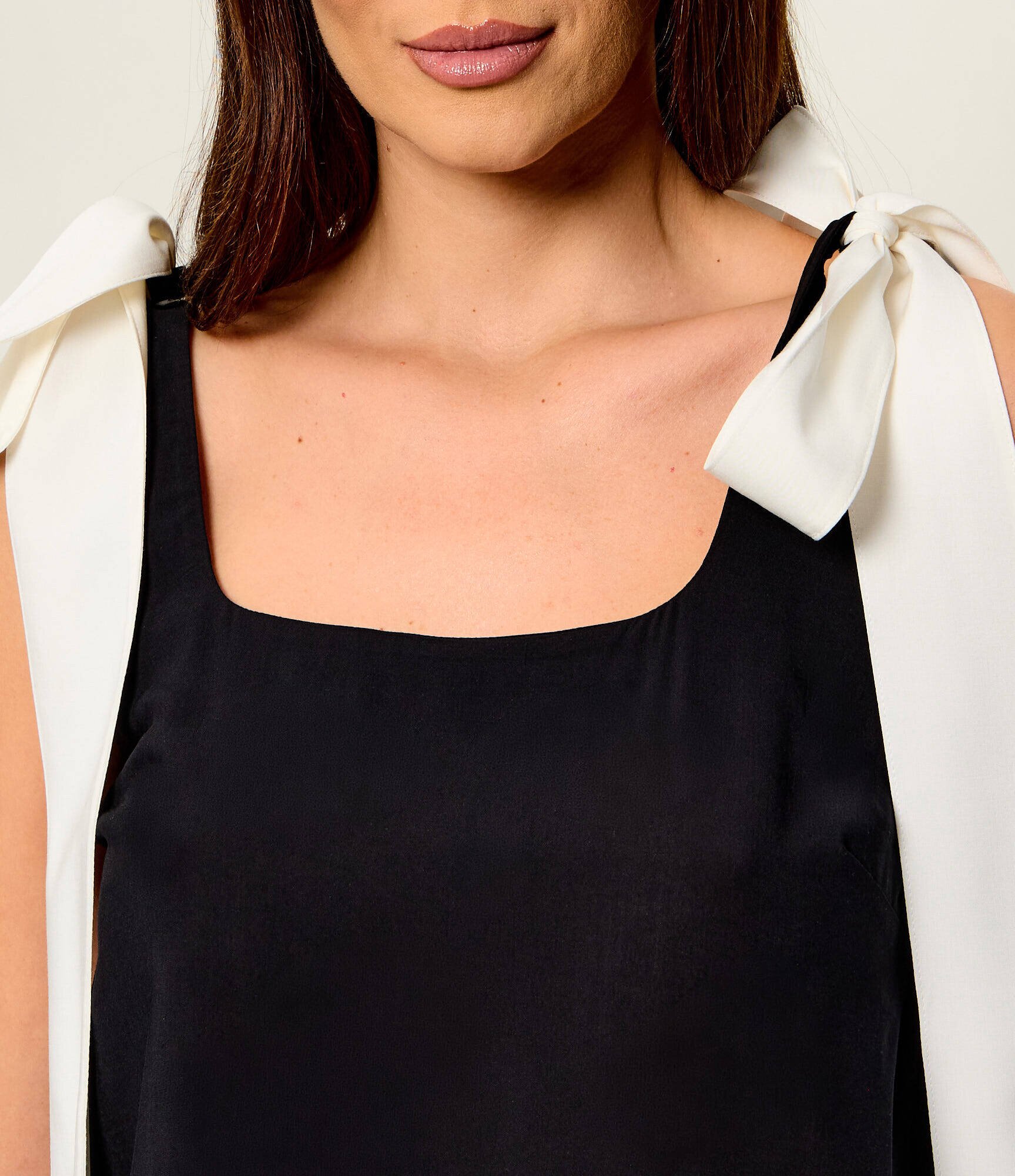 Karl Lagerfeld Jeans Top Karl Bow | Cropped Fit