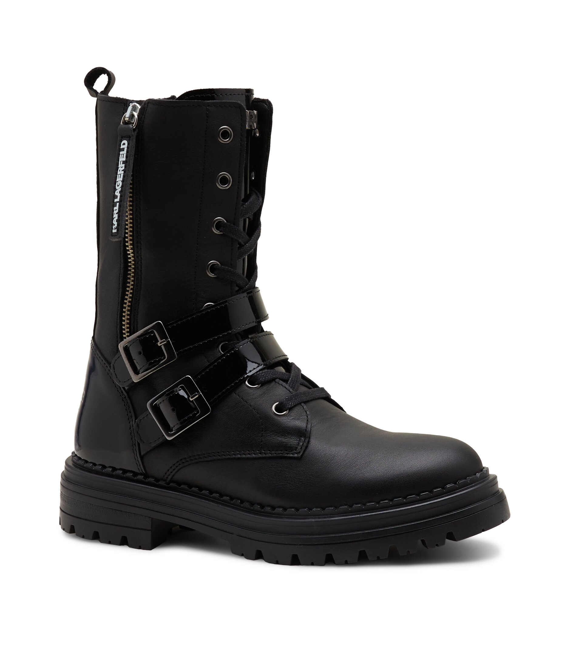 KARL LAGERFELD KIDS De piele botine ANKLE