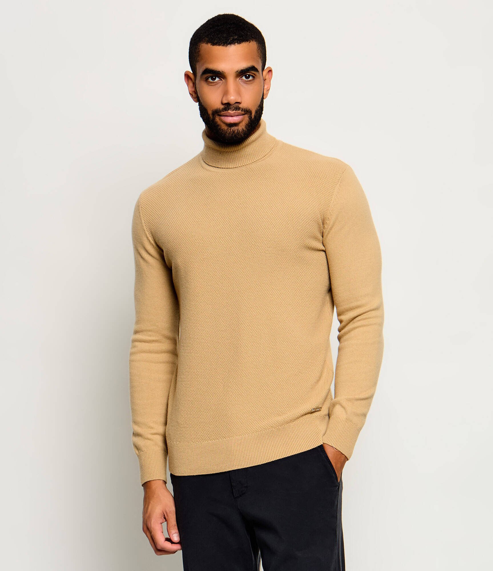 Karl Lagerfeld Maletă | Slim Fit cu adaos de lână