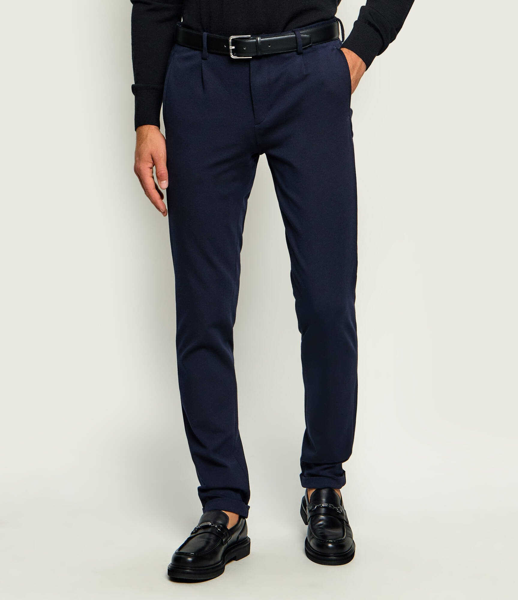 Karl Lagerfeld Pantaloni Charly | Tapered fit | mid waist