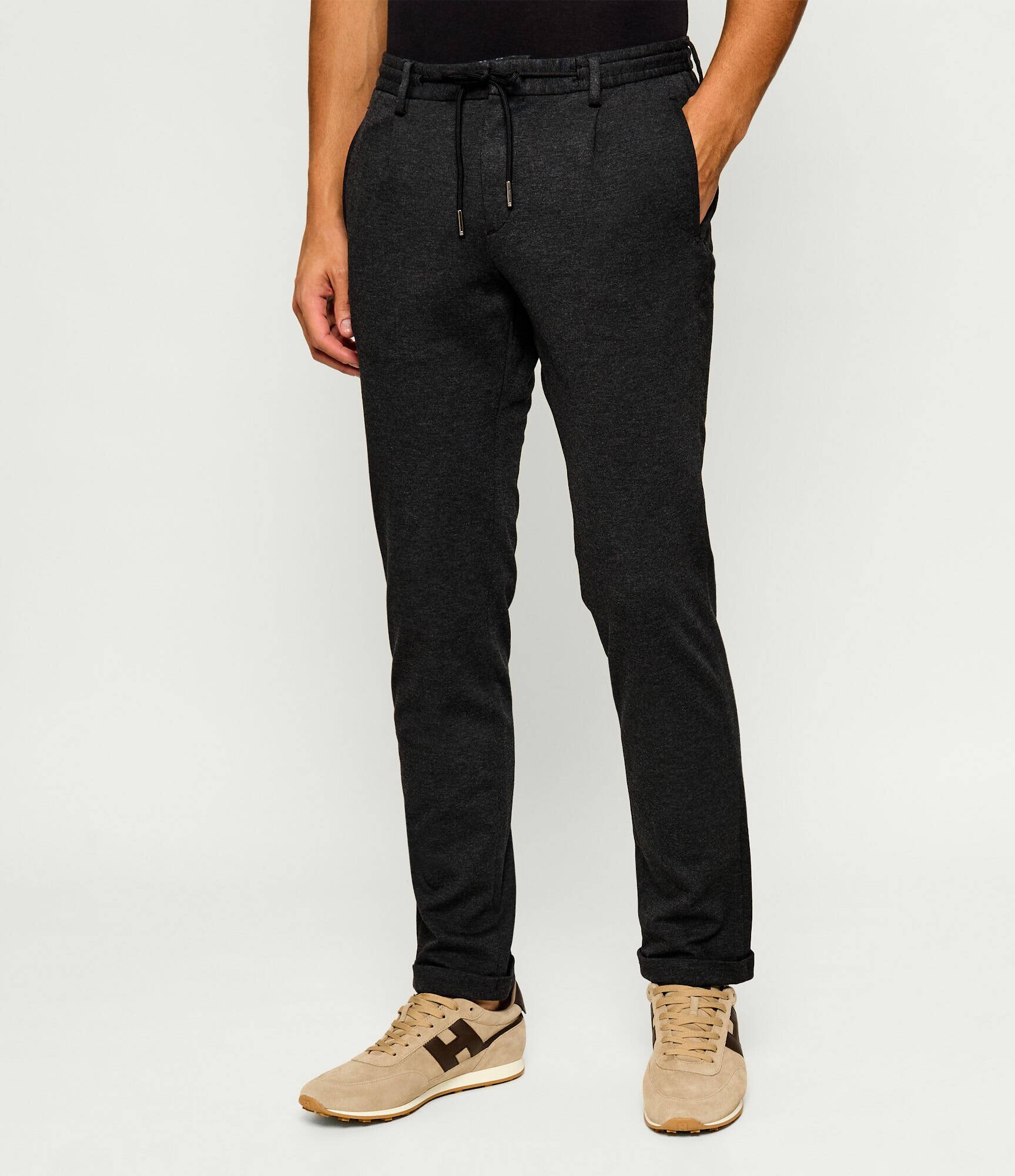 Karl Lagerfeld Pantaloni Charly | Tapered fit | mid waist