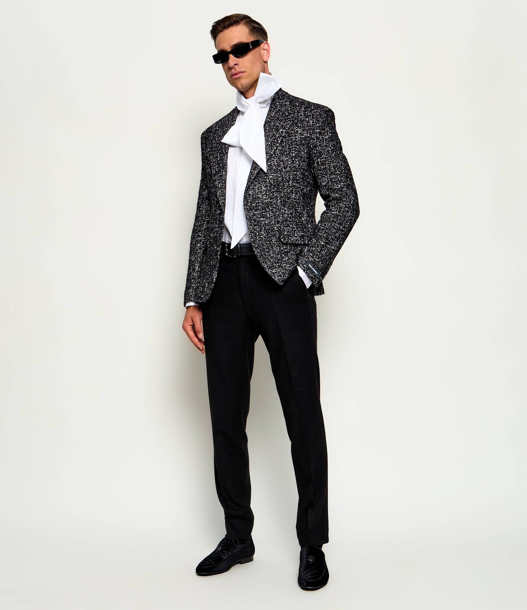 Karl Lagerfeld Pantaloni chino | Tapered fit cu adaos de lână