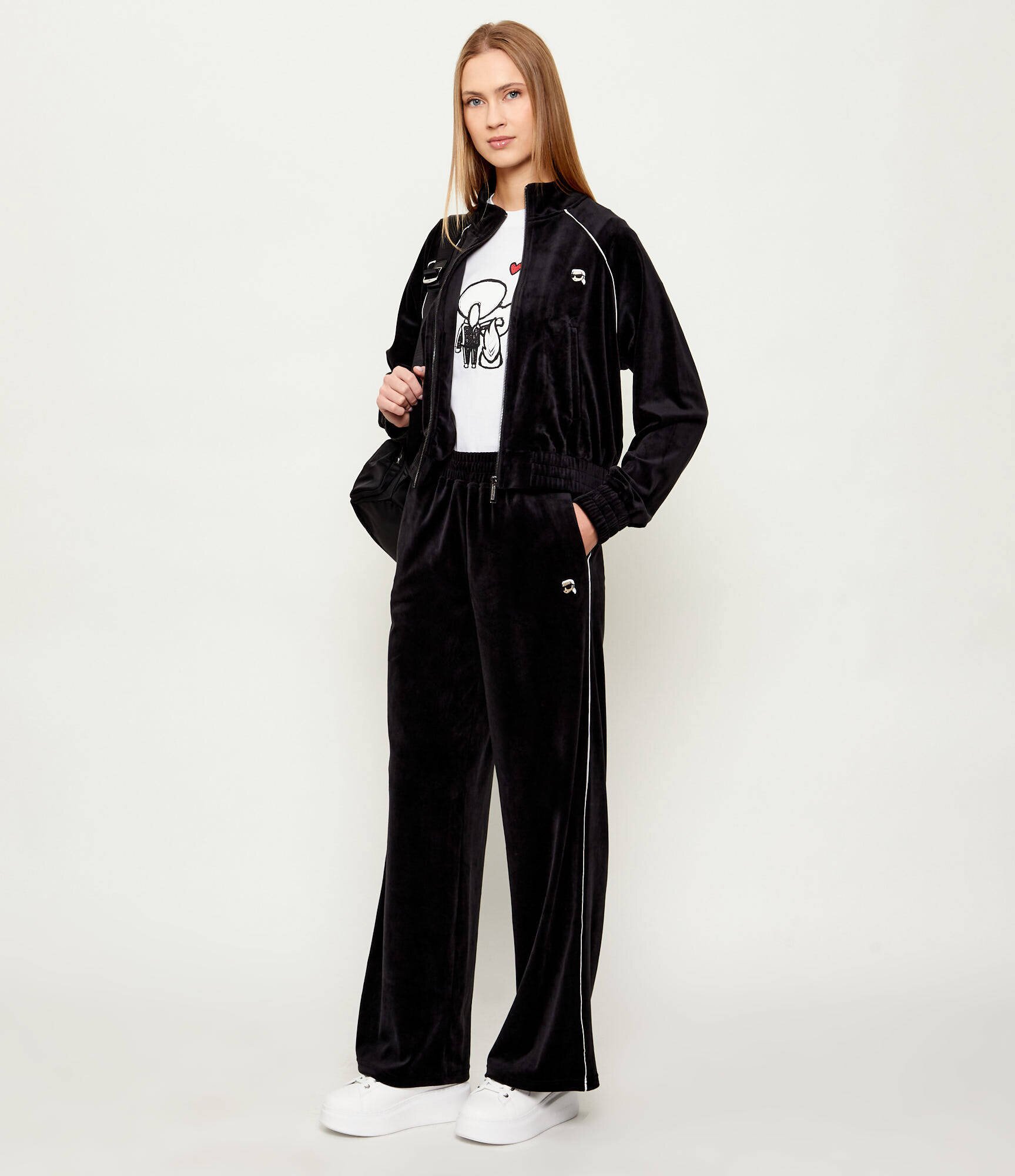 Karl Lagerfeld Pantaloni de trening Ikon | Loose fit