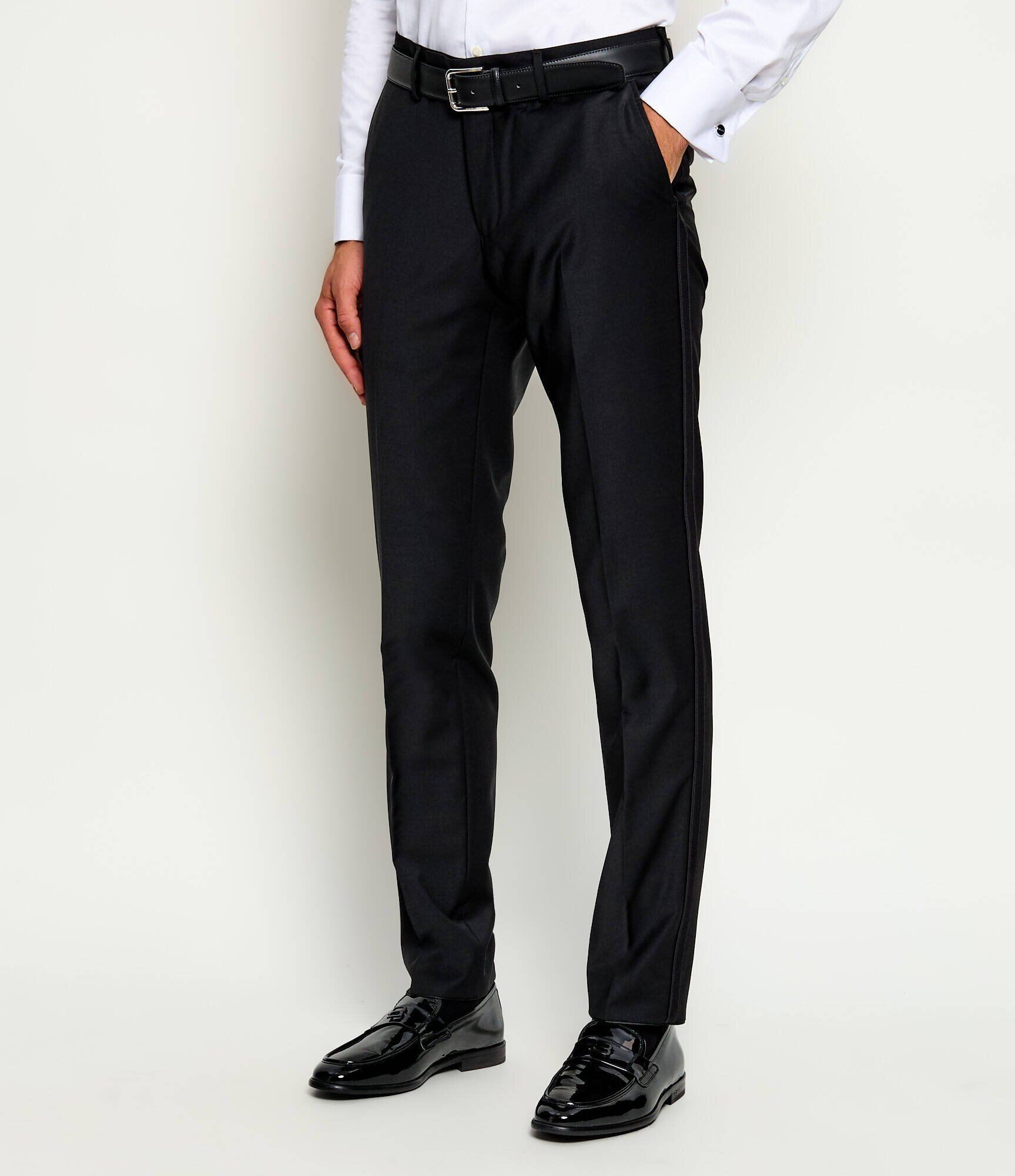 Karl Lagerfeld Pantaloni | Slim Fit cu adaos de lână