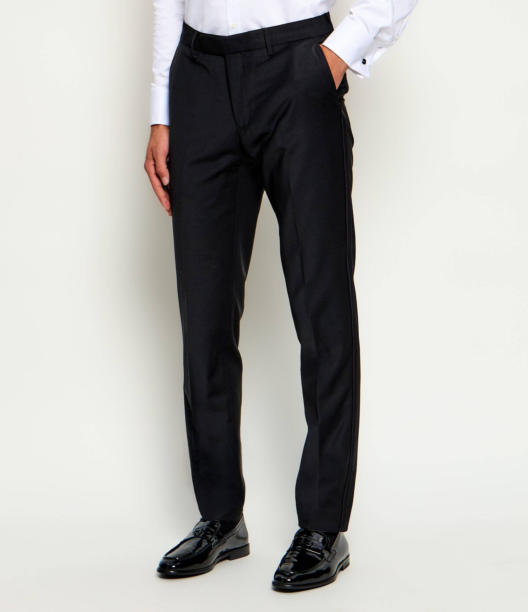 Karl Lagerfeld Pantaloni | Slim Fit cu adaos de lână