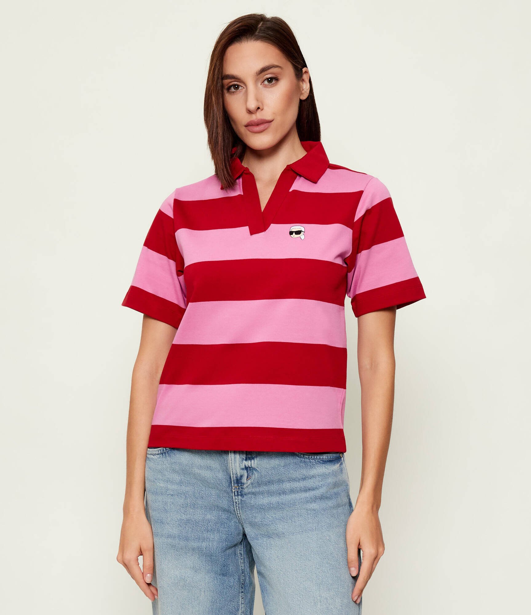 Karl Lagerfeld Polo ikon patch | regular fit