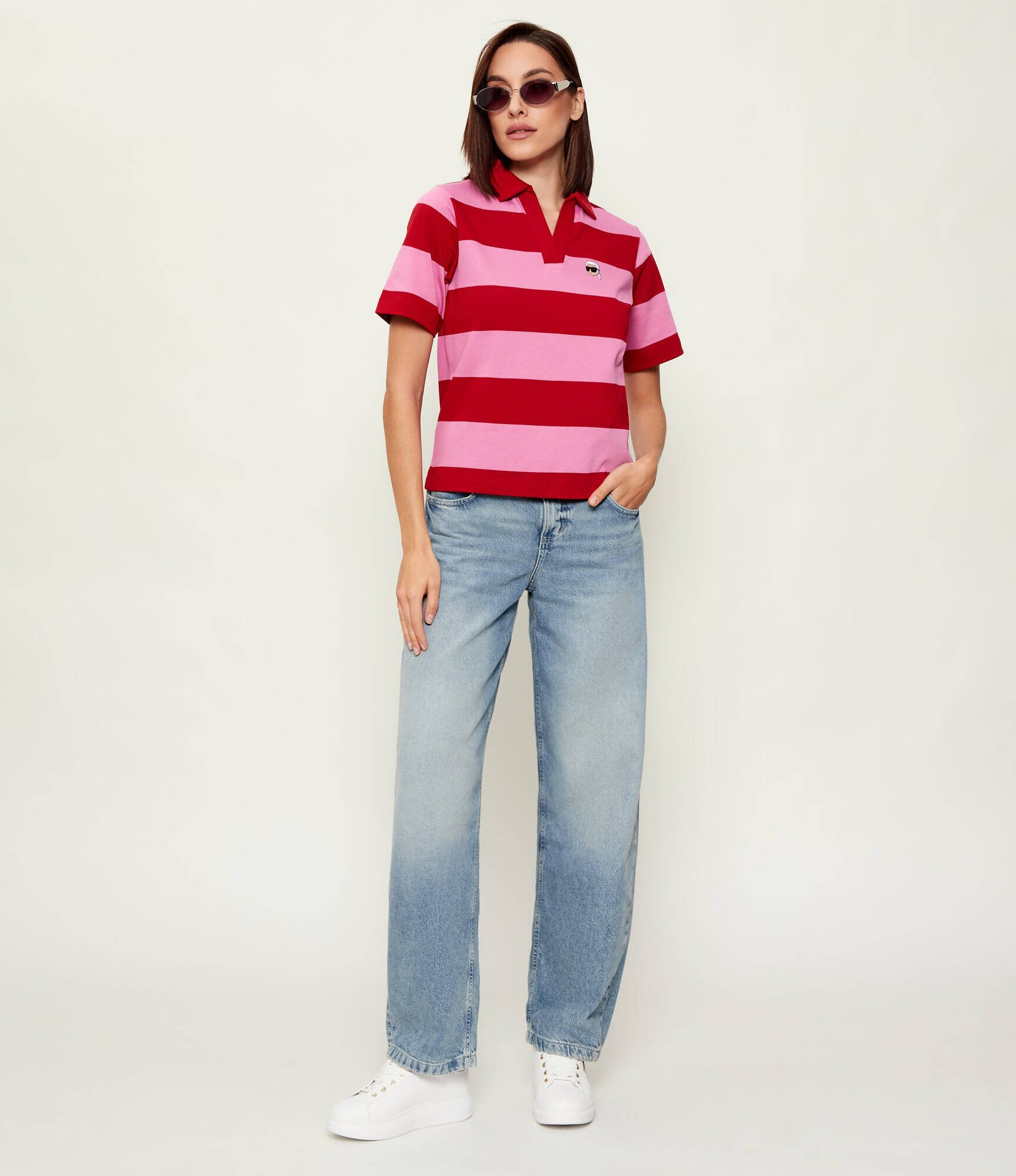 Karl Lagerfeld Polo ikon patch | regular fit
