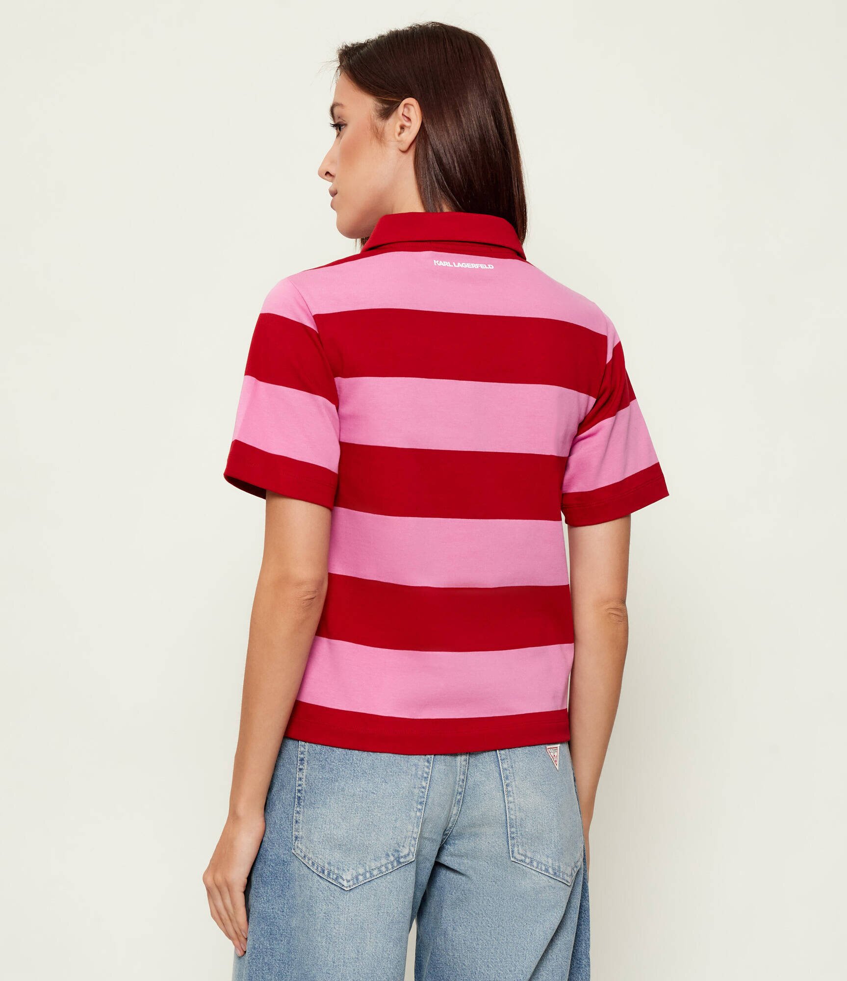 Karl Lagerfeld Polo ikon patch | regular fit