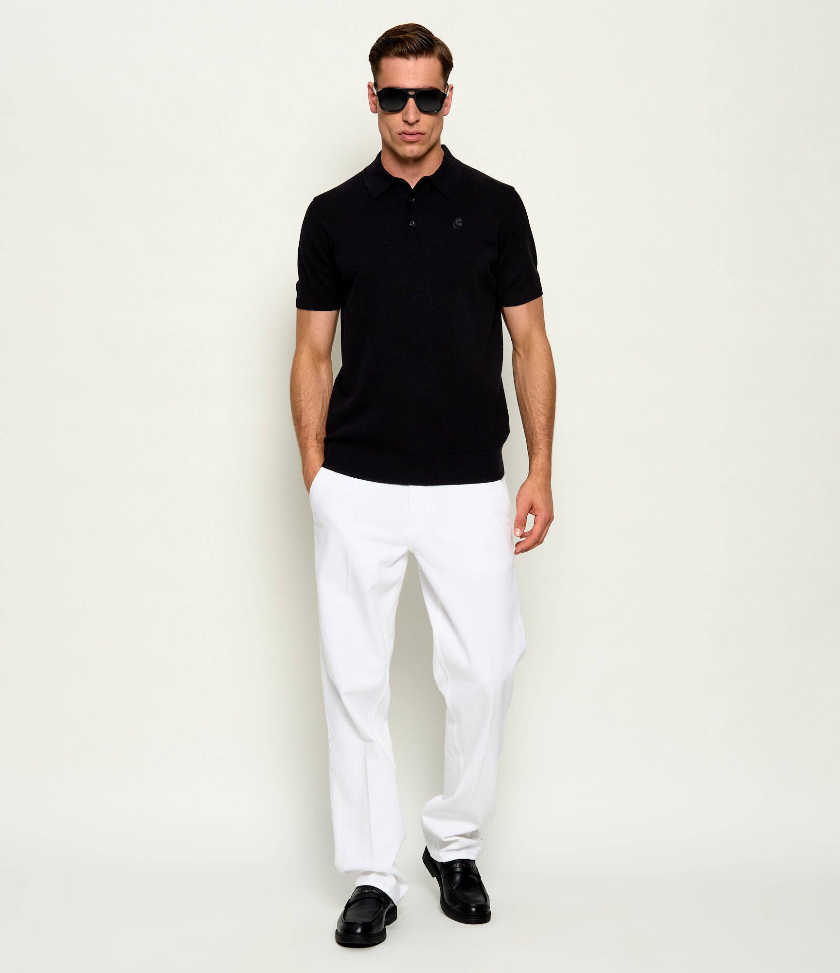 Karl Lagerfeld Polo | regular fit cu adaos de cașmir