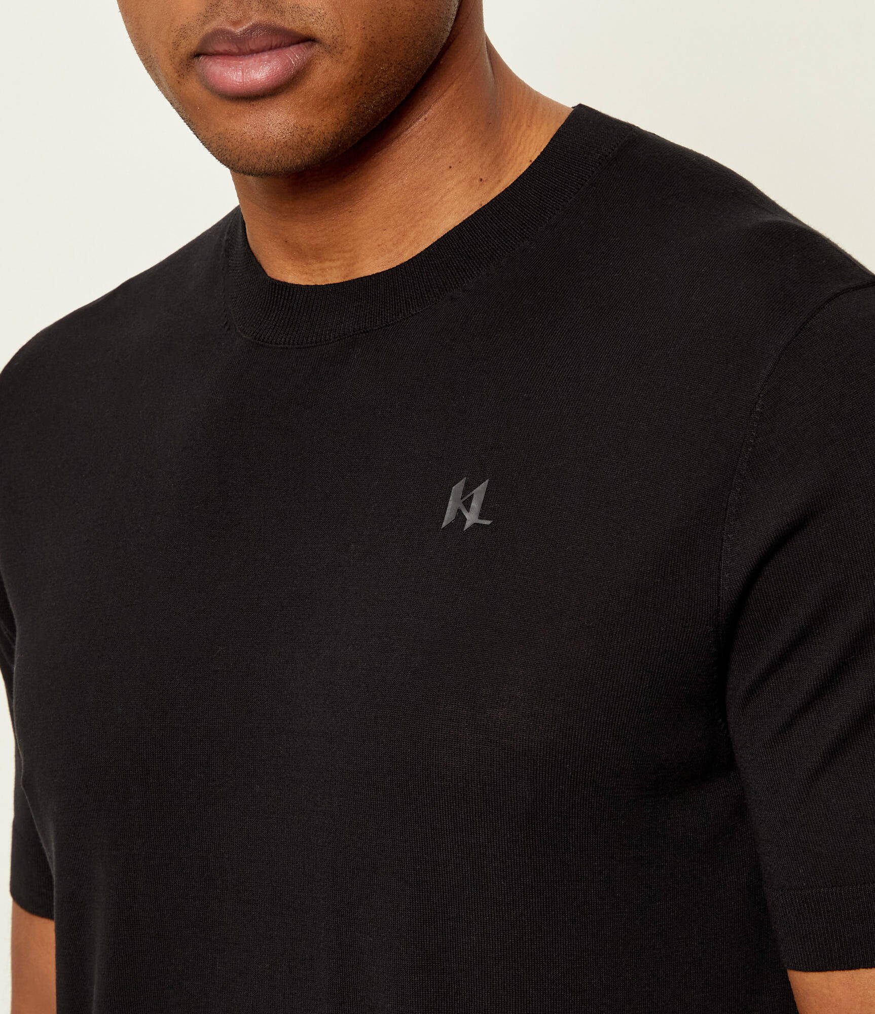 Karl Lagerfeld Pulover | Slim Fit cu adaos de mătase