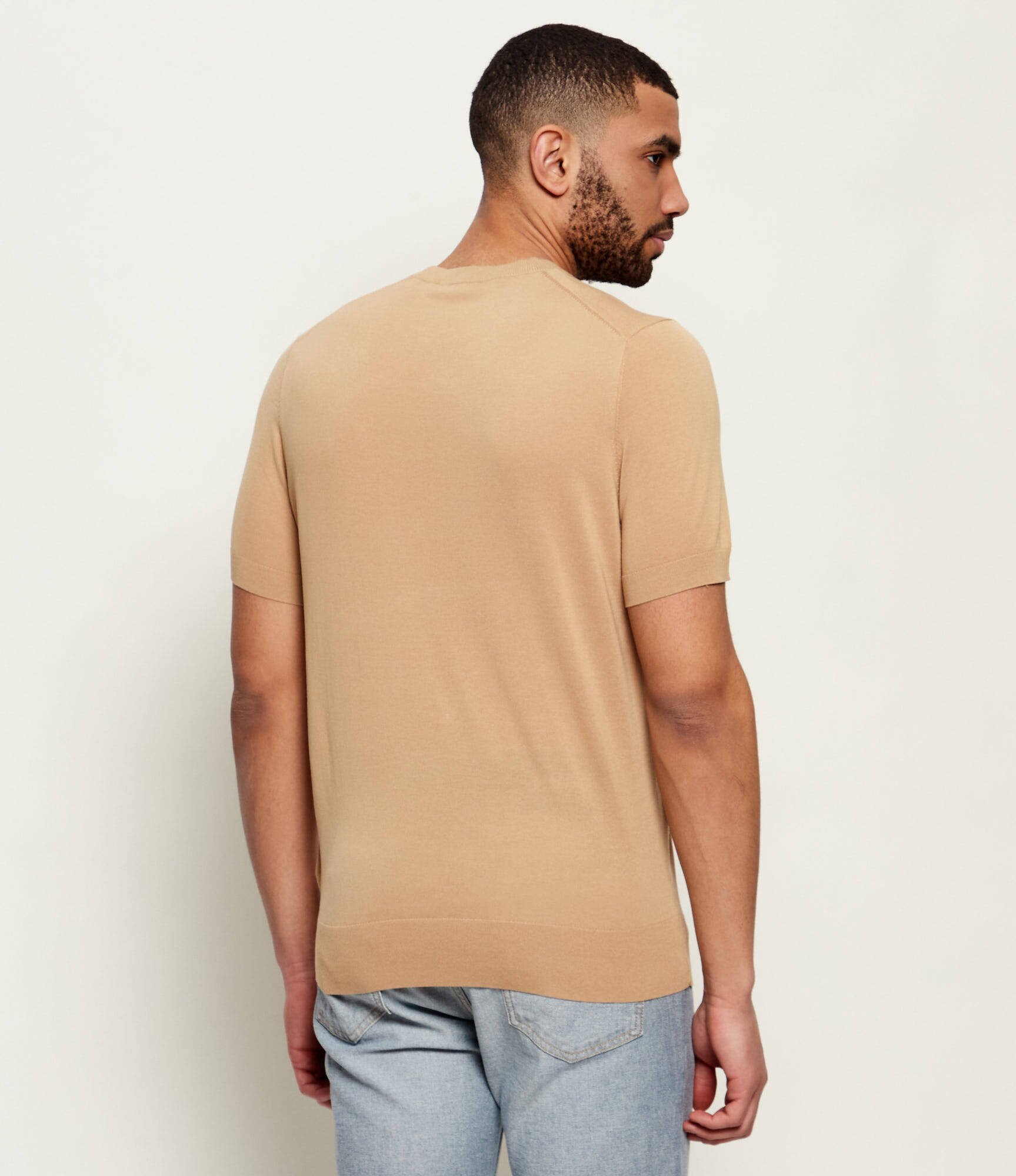 Karl Lagerfeld Pulover | Slim Fit cu adaos de mătase