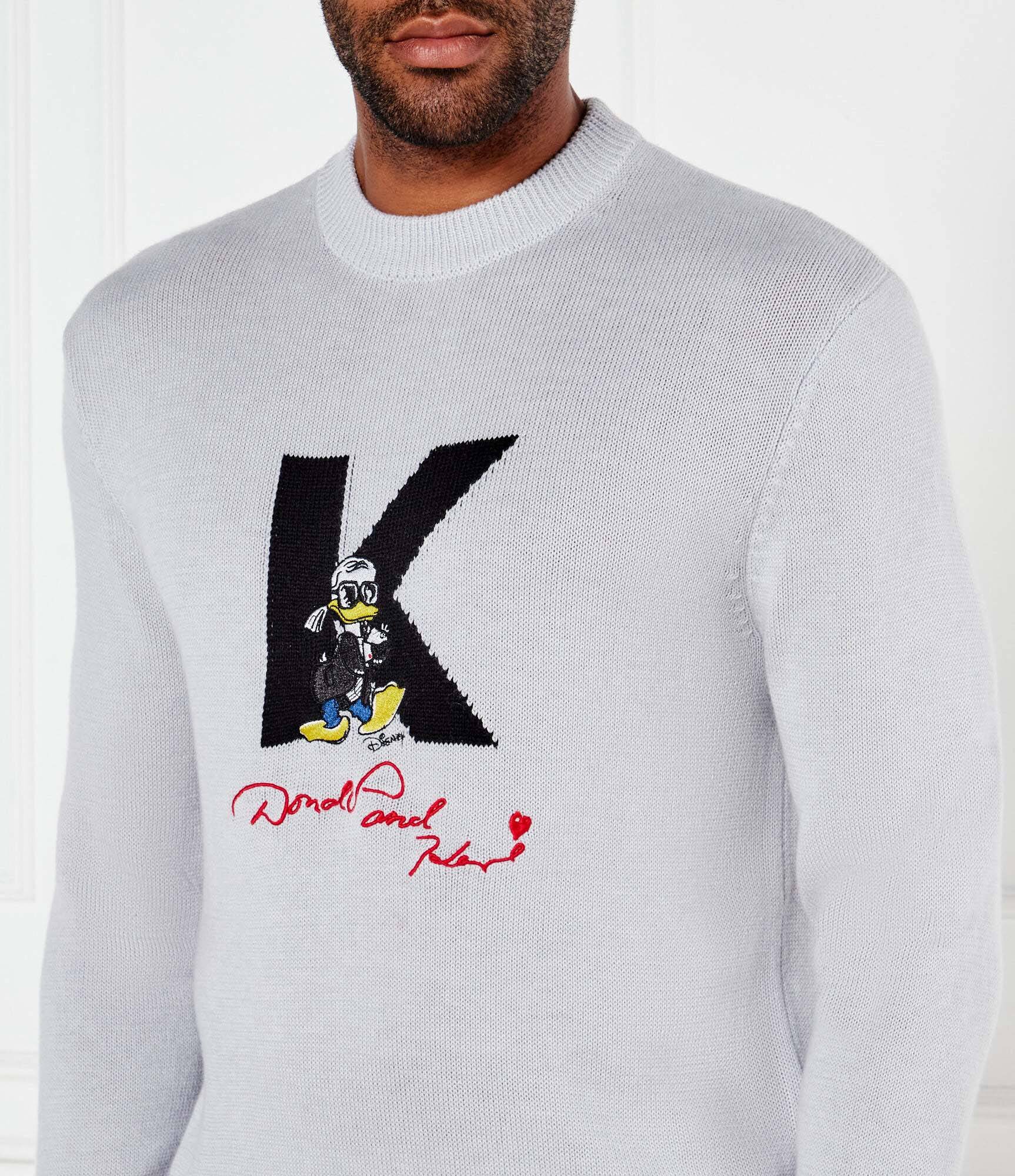 Karl Lagerfeld Pulover | X Disney | regular fit cu adaos de lână