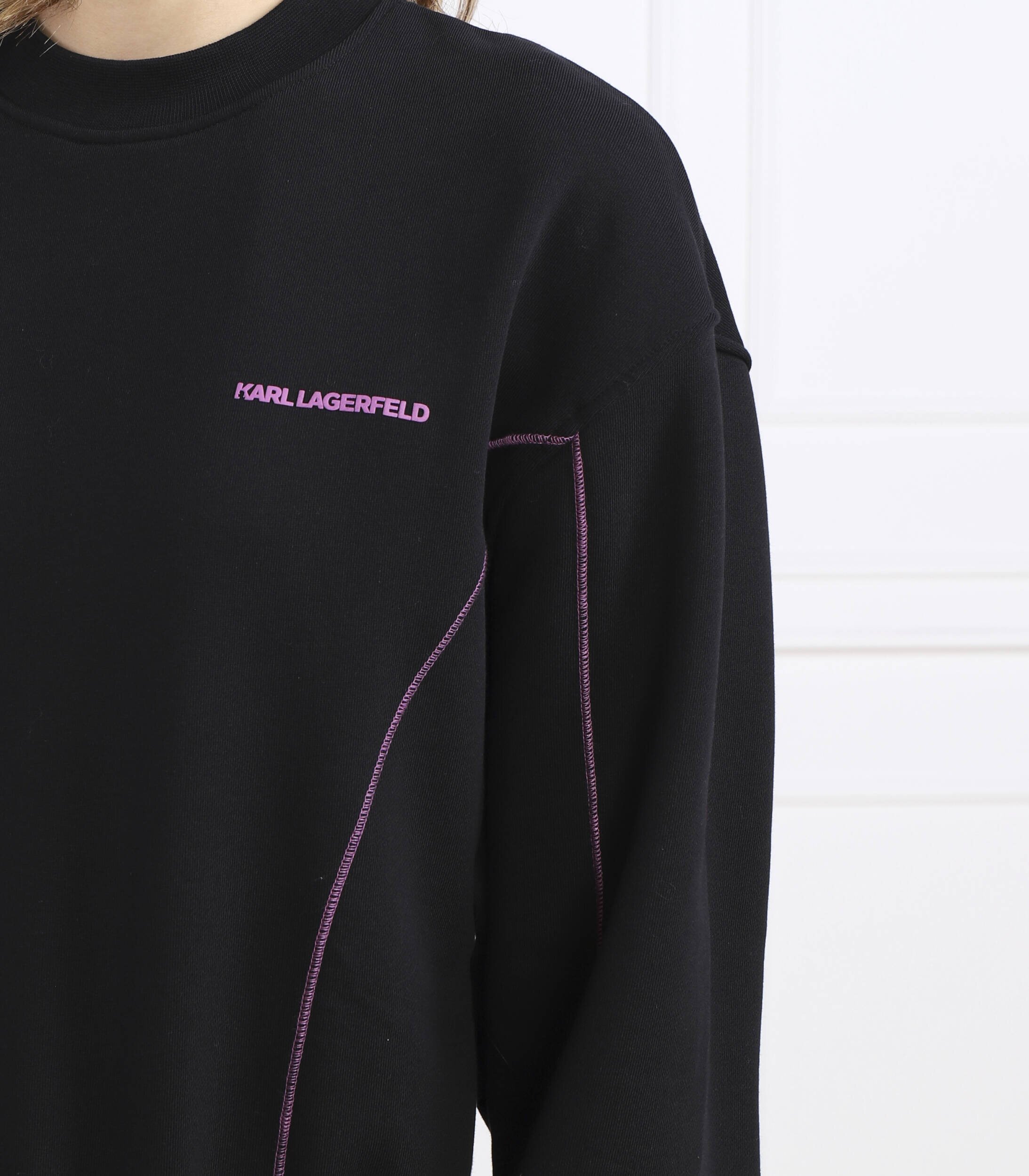 Karl Lagerfeld Rochie contrast stitch