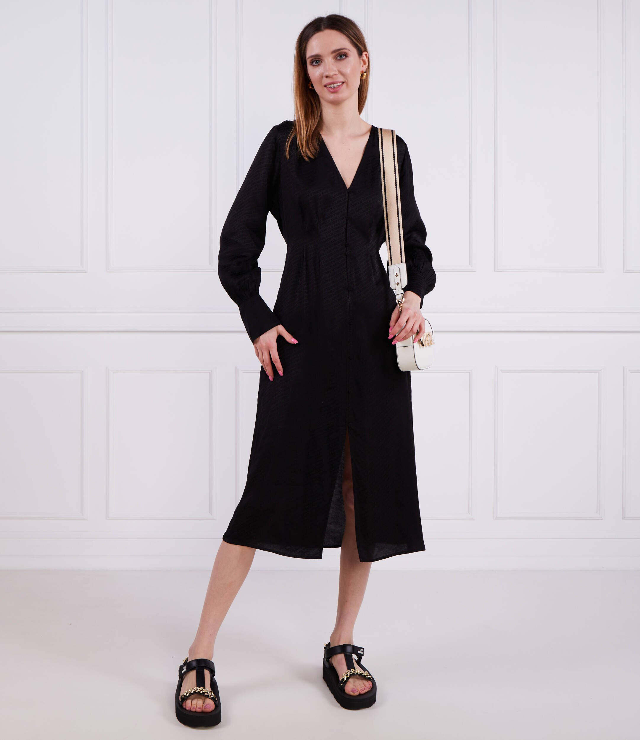 Karl Lagerfeld Rochie logo jacquard