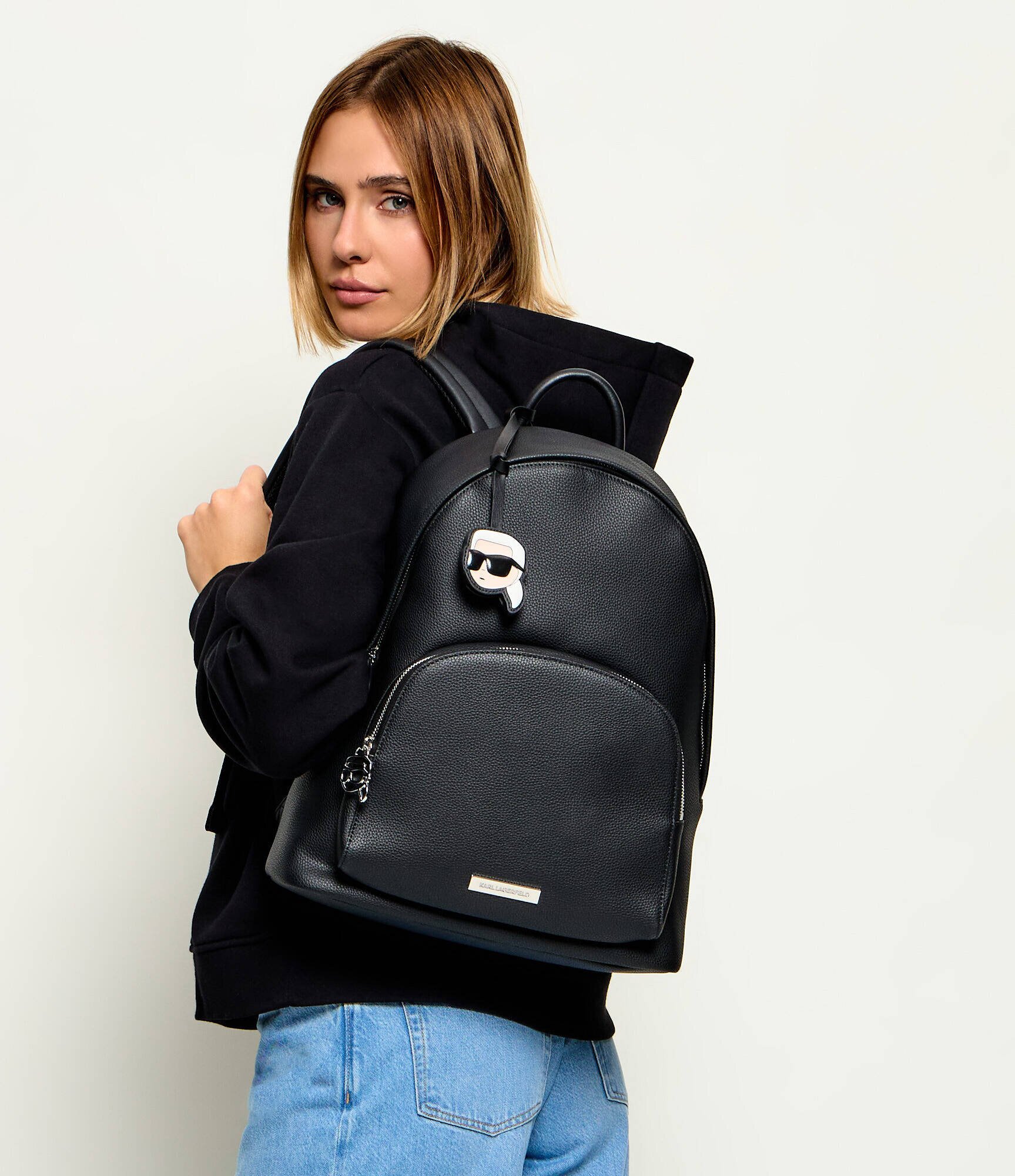 Karl Lagerfeld Rucsac Ikon Pebble