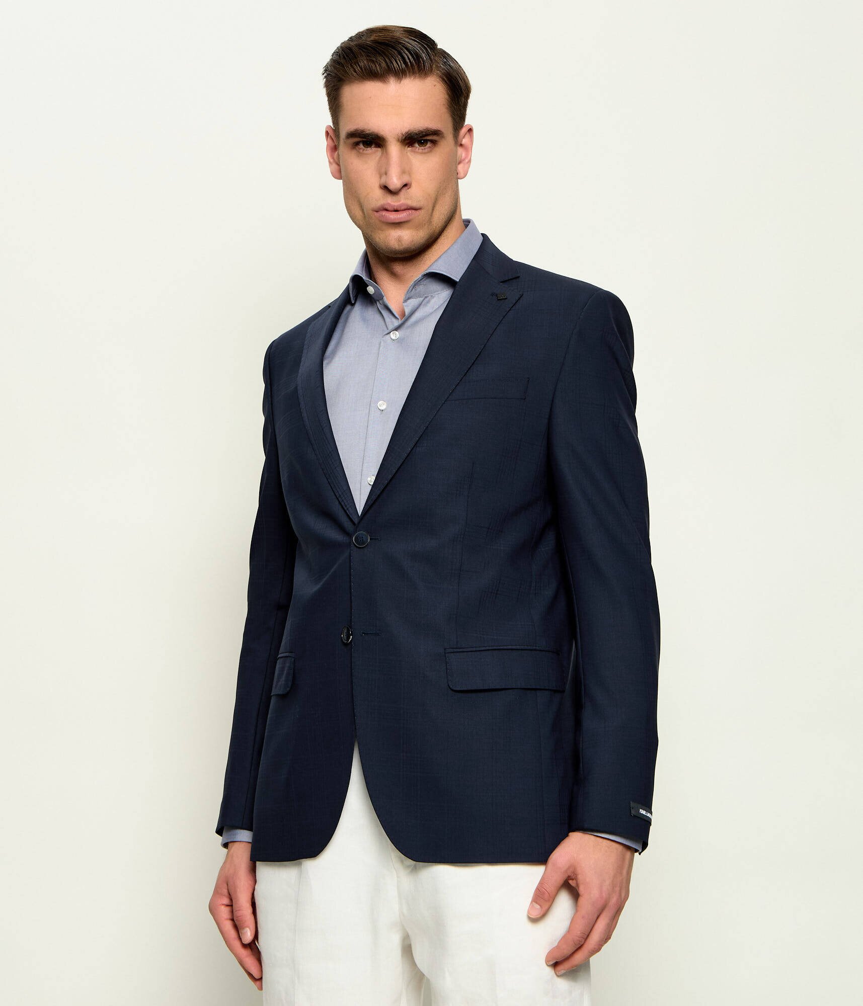 Karl Lagerfeld Sacou | Modern fit cu adaos de lână