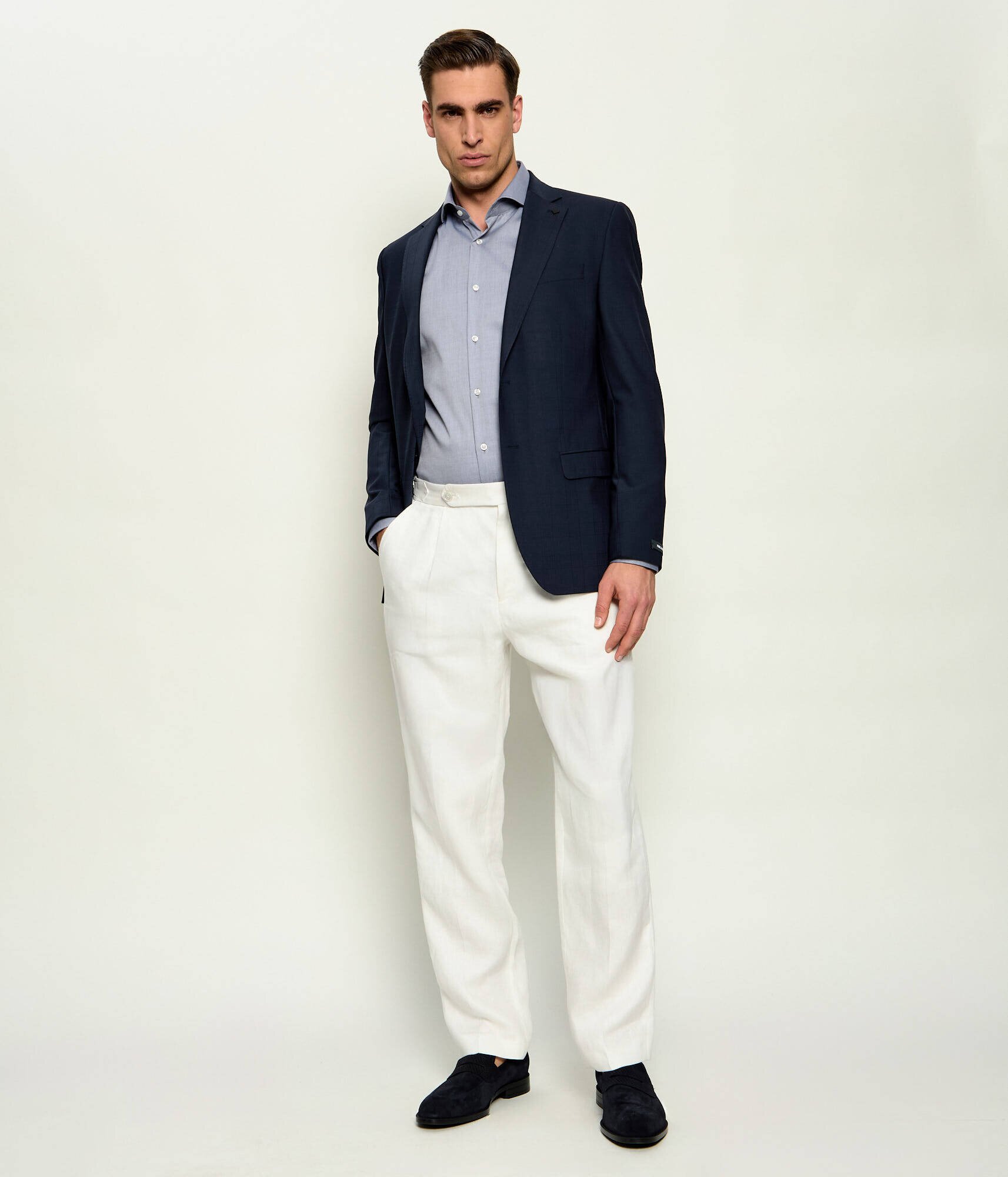 Karl Lagerfeld Sacou | Modern fit cu adaos de lână