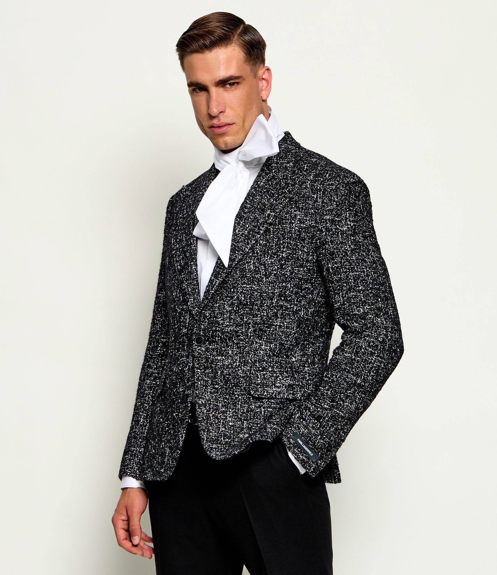 Karl Lagerfeld Sacou | Slim Fit cu adaos de lână