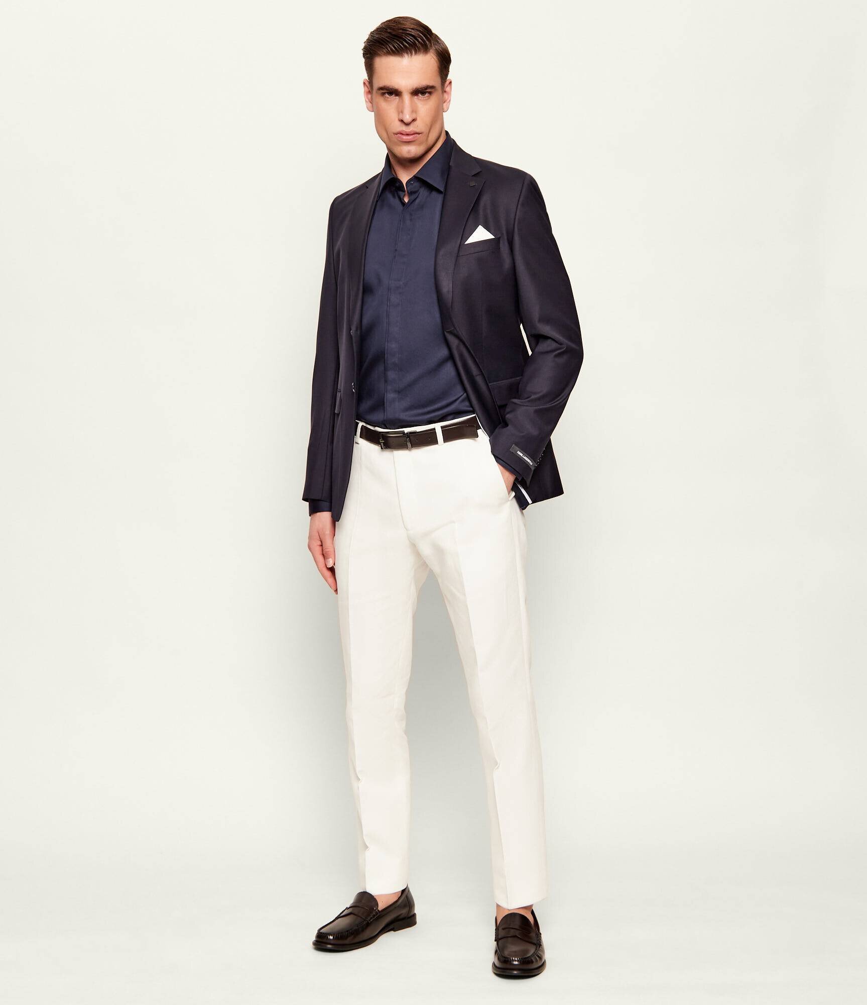 Karl Lagerfeld Sacou | Slim Fit cu adaos de lână