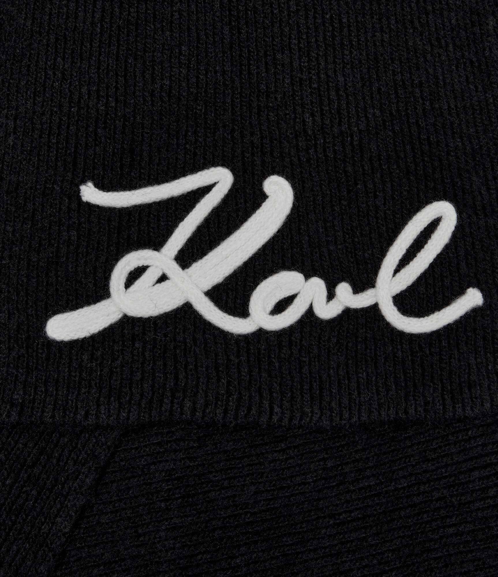 Karl Lagerfeld Șal K/signature cu adaos de lână