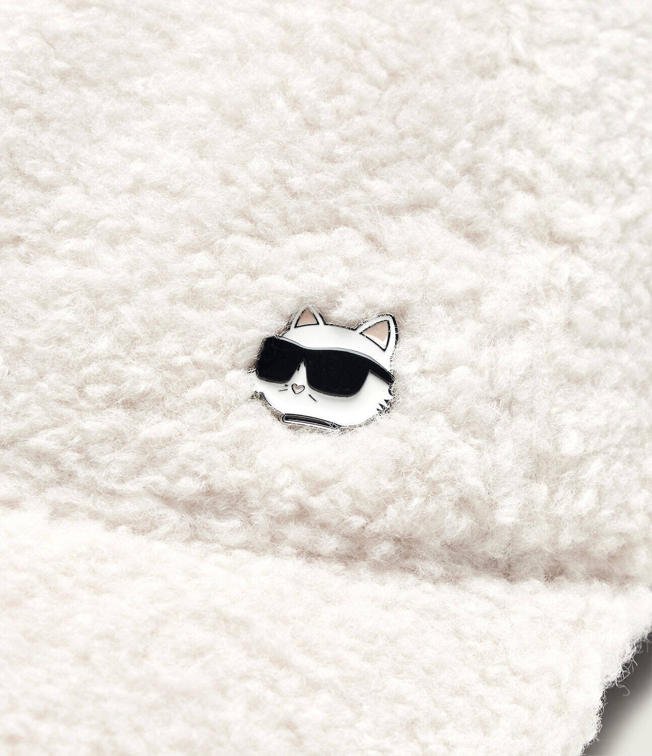Karl Lagerfeld Șapcă baseball Ikon Choupette | shearling