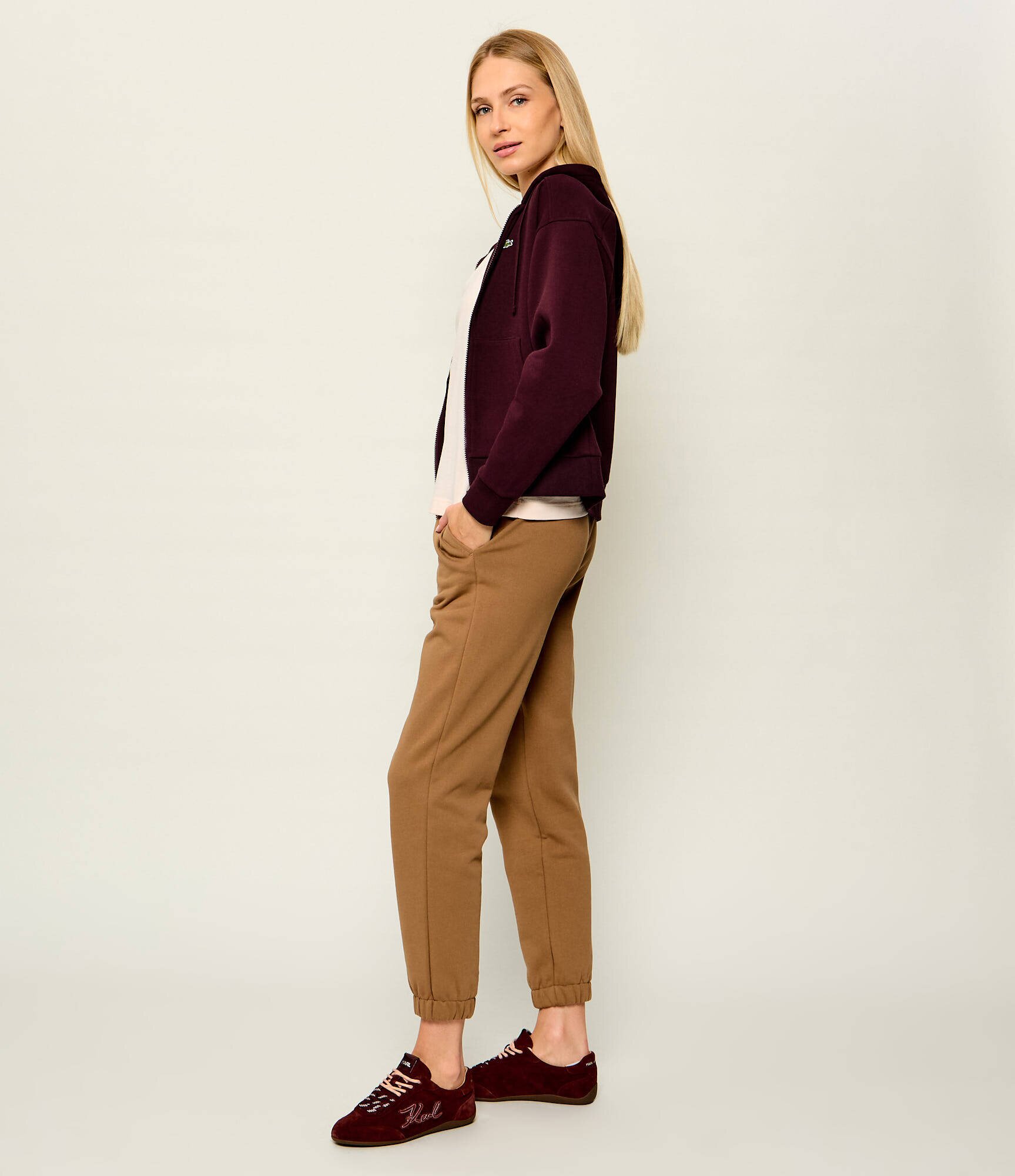 Karl Lagerfeld Sneakers Altia | piele întoarsă