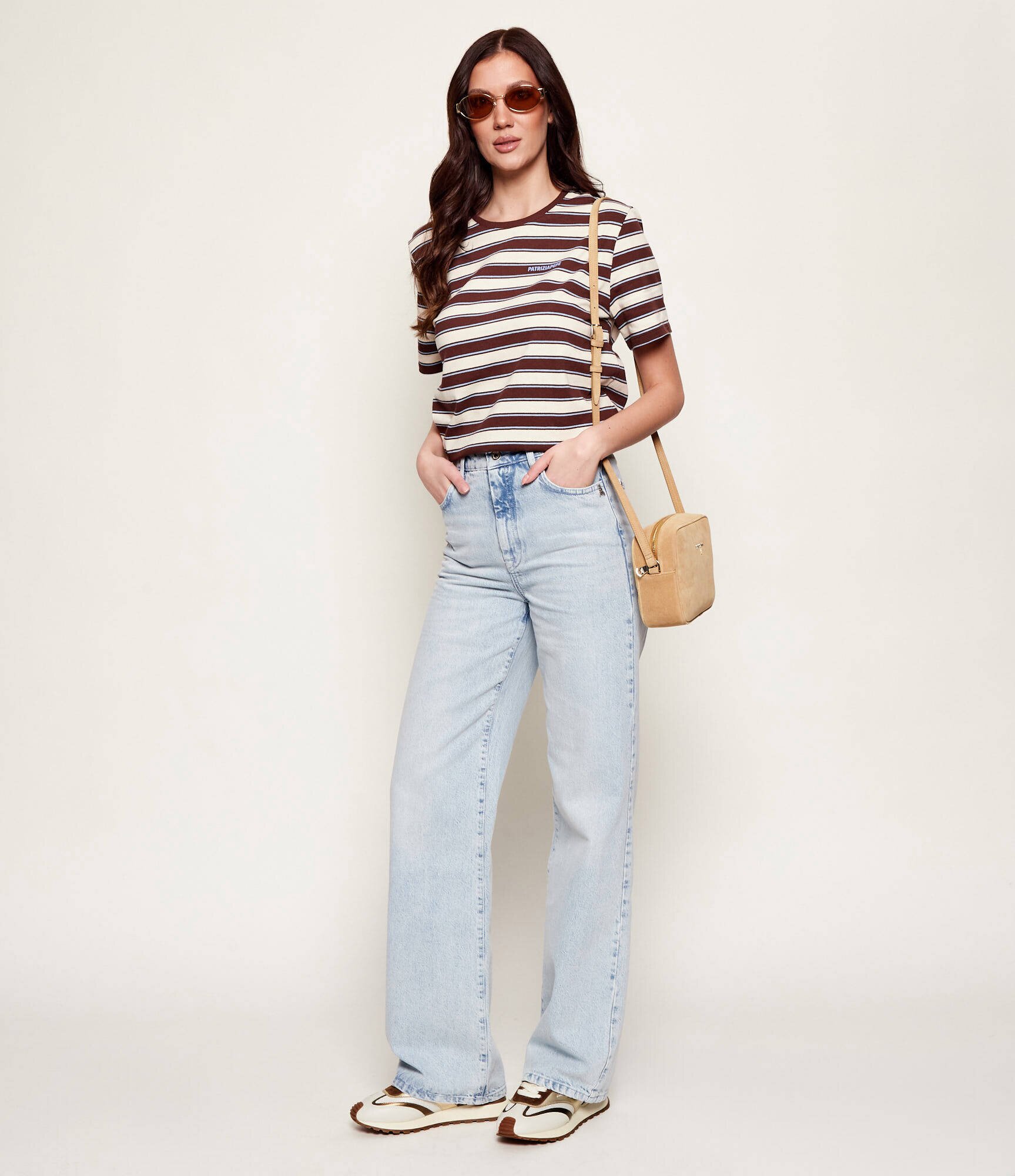 Karl Lagerfeld Sneakers KAIRO NFT cu adaos de piele | piele întoarsă