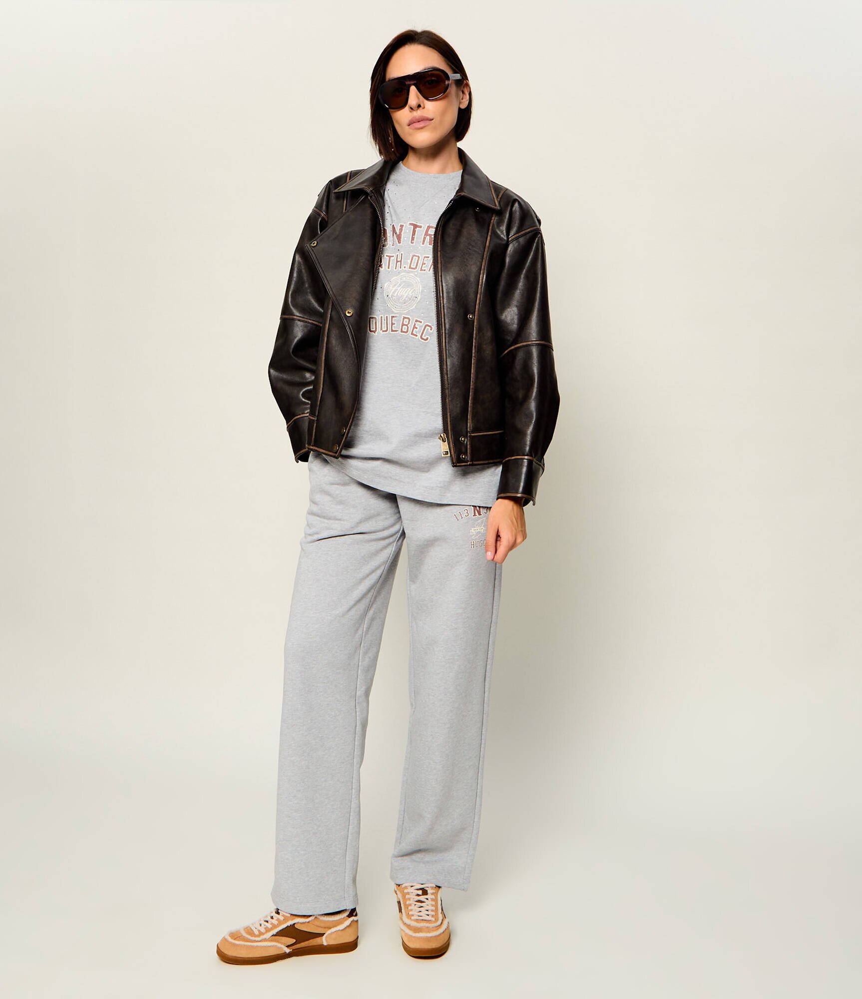Karl Lagerfeld Sneakers Kandidate | piele întoarsă | shearling