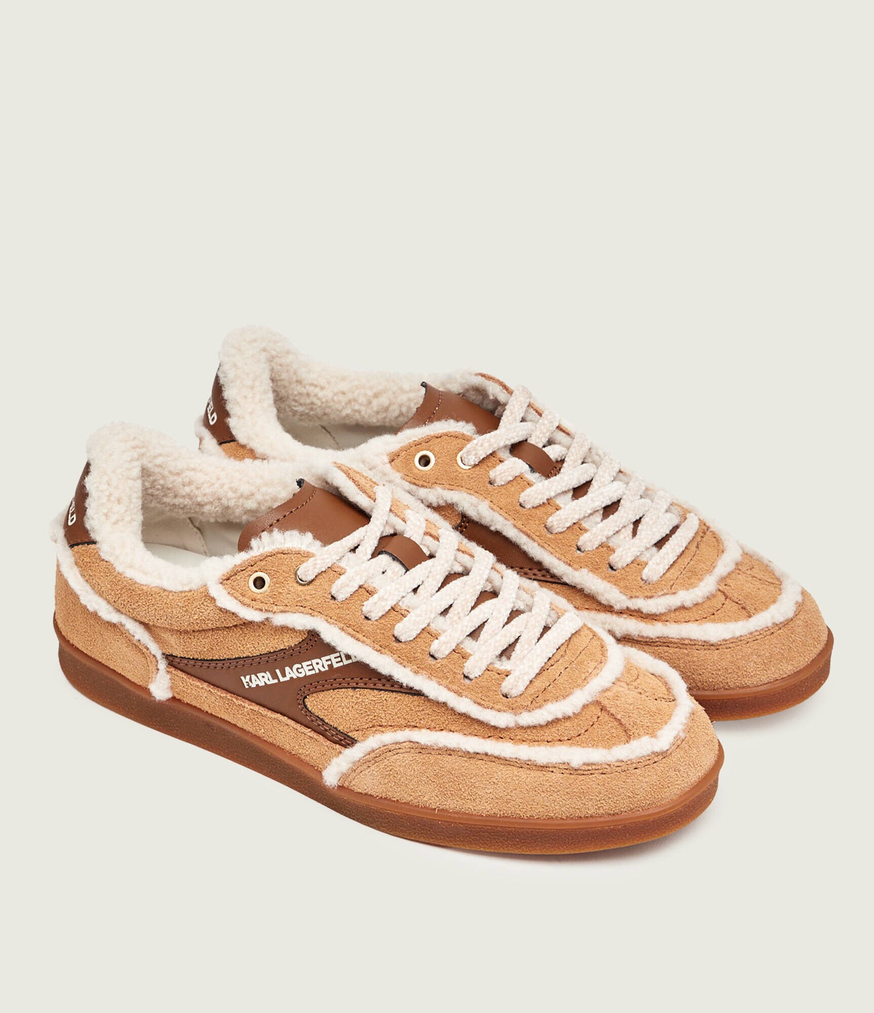 Karl Lagerfeld Sneakers Kandidate | piele întoarsă | shearling