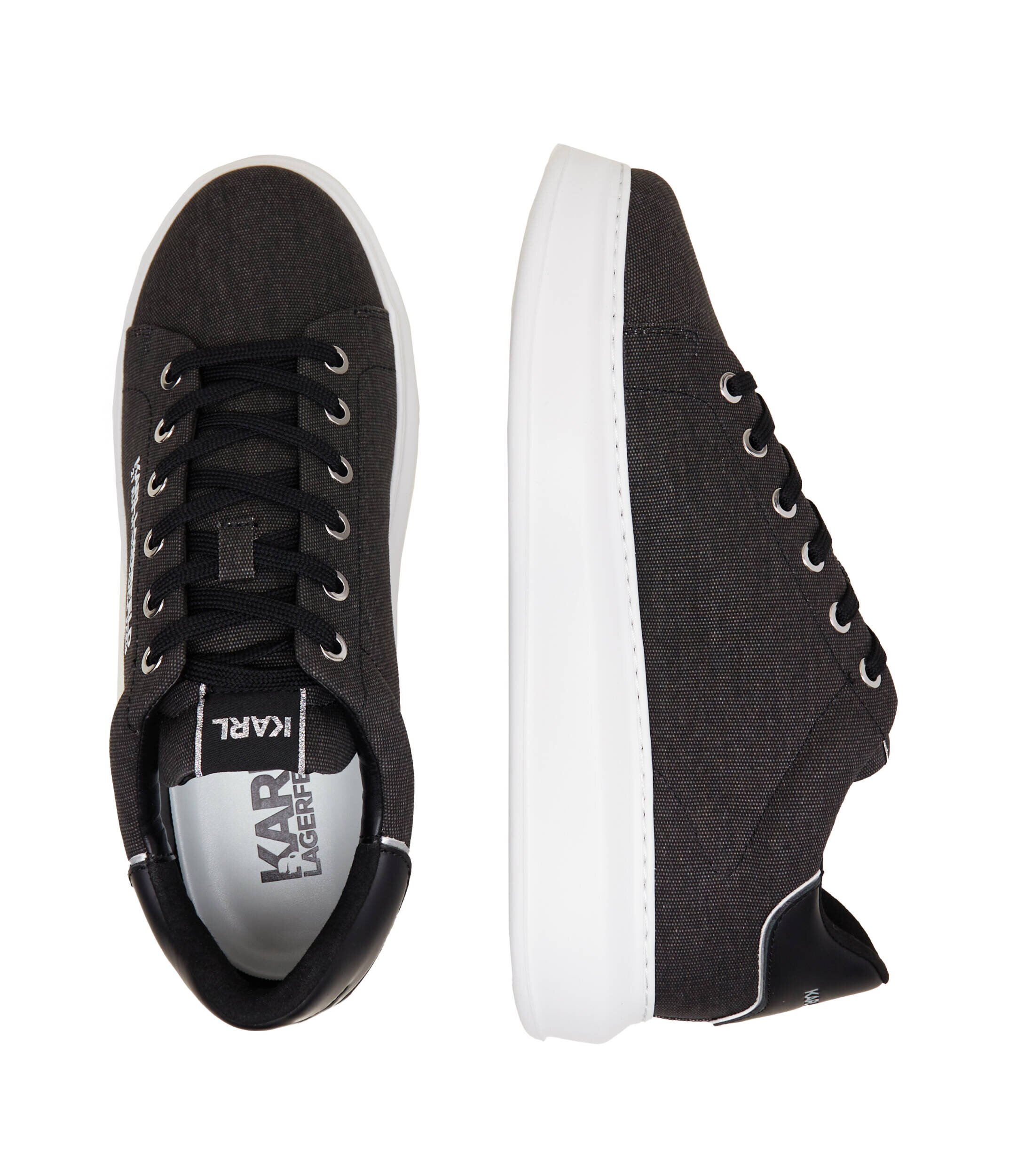 Karl Lagerfeld Sneakers KAPRI cu adaos de piele