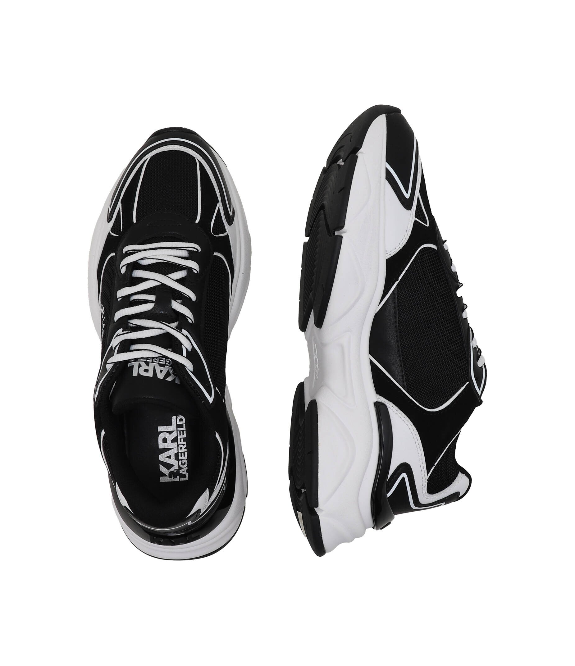 Karl Lagerfeld Sneakers komet cu adaos de piele