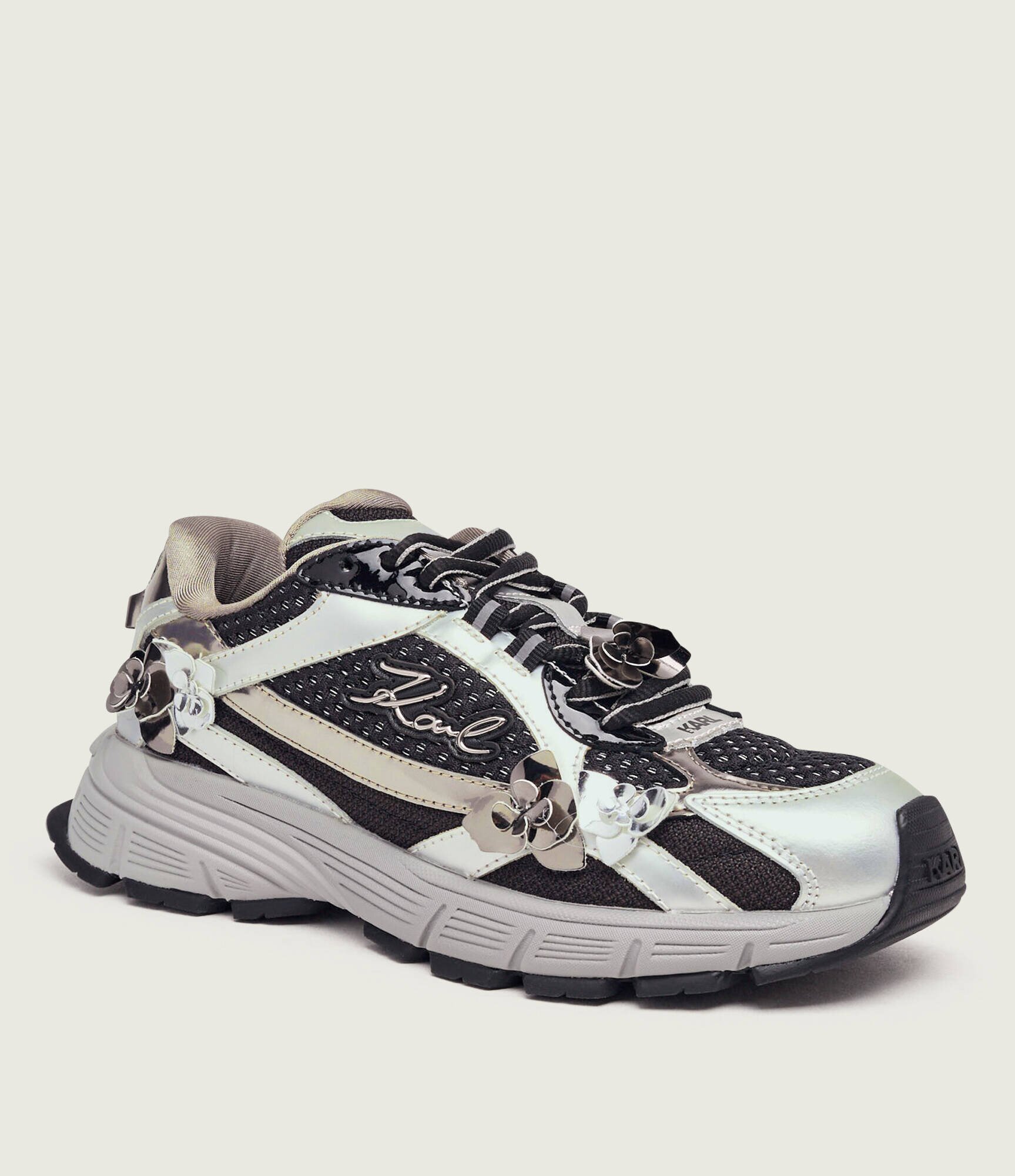 Karl Lagerfeld Sneakers Orion cu adaos de piele
