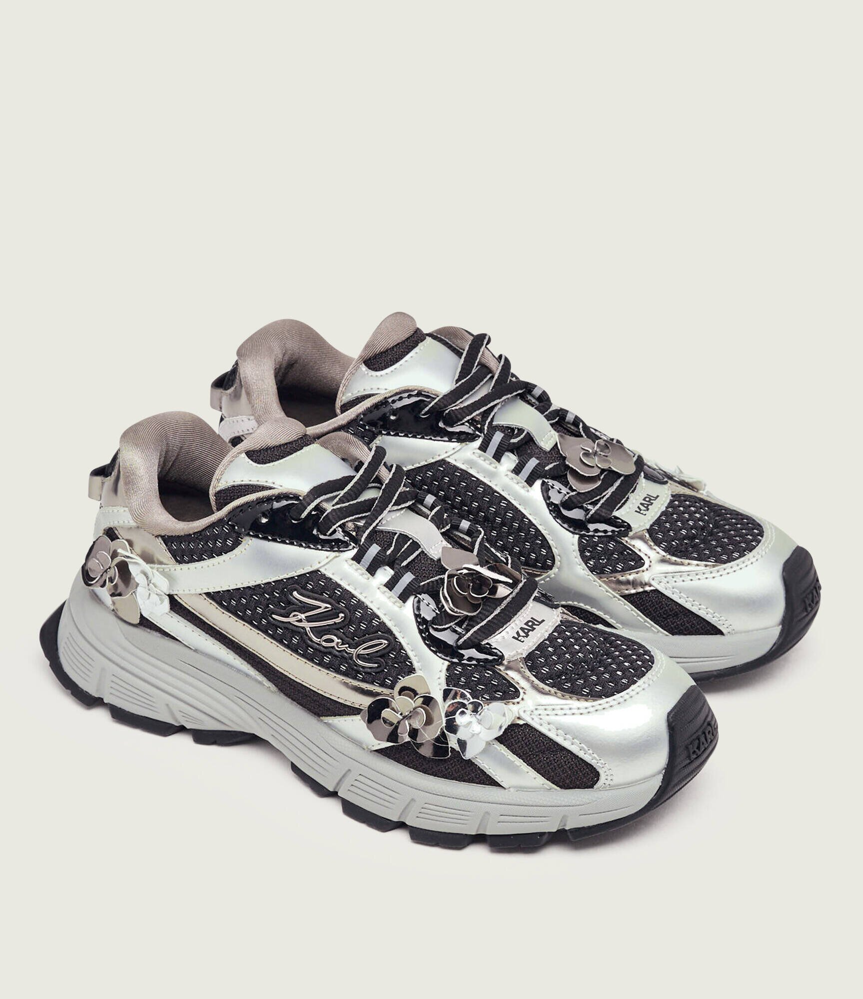 Karl Lagerfeld Sneakers Orion cu adaos de piele