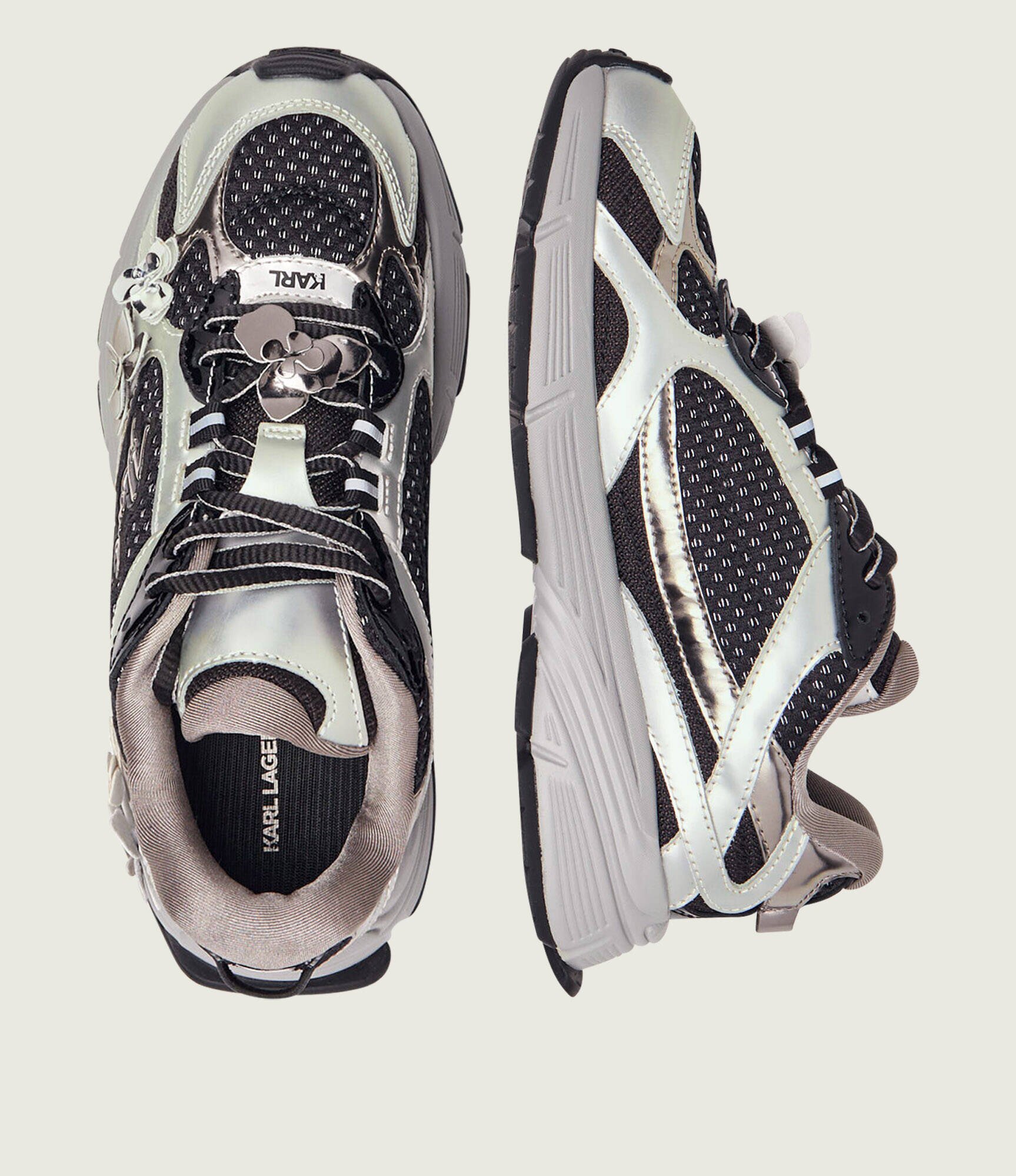 Karl Lagerfeld Sneakers Orion cu adaos de piele