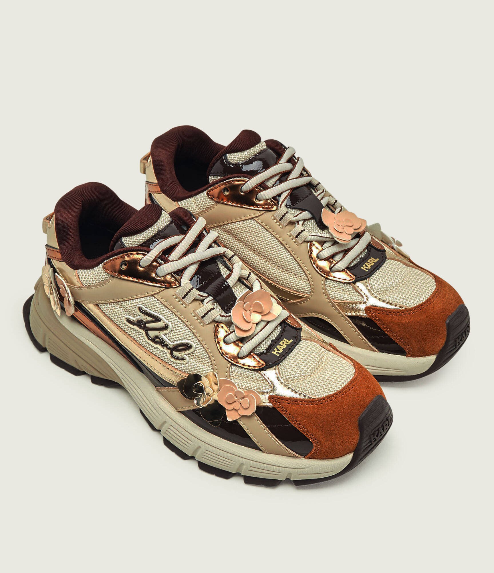 Karl Lagerfeld Sneakers Orion cu adaos de piele
