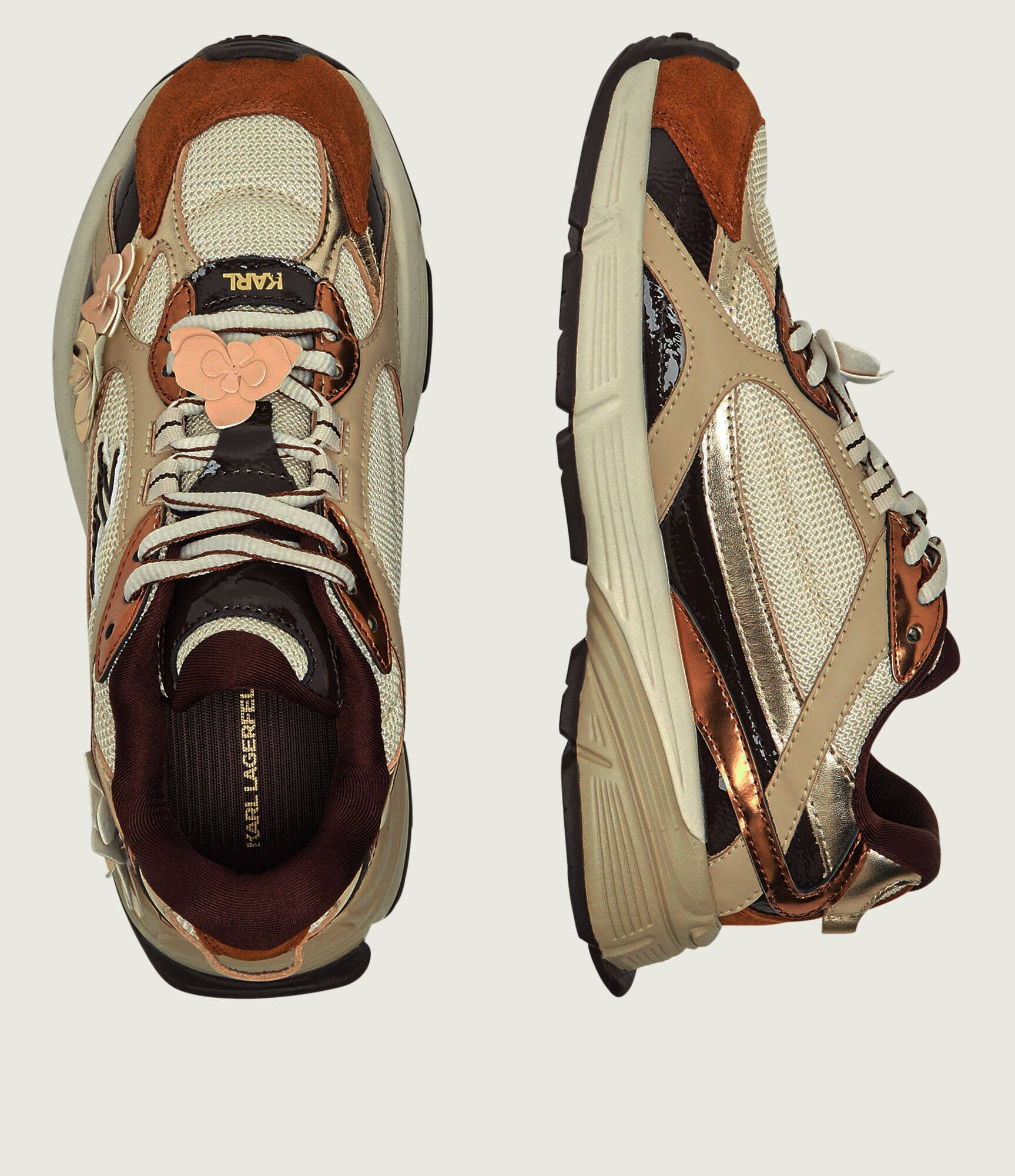 Karl Lagerfeld Sneakers Orion cu adaos de piele