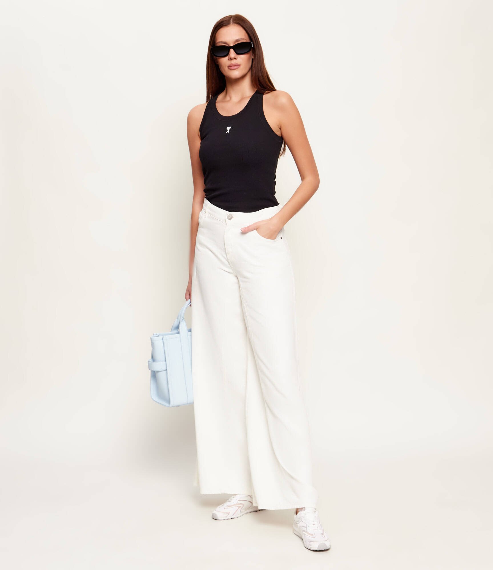 Karl Lagerfeld Sneakers Venus cu adaos de piele
