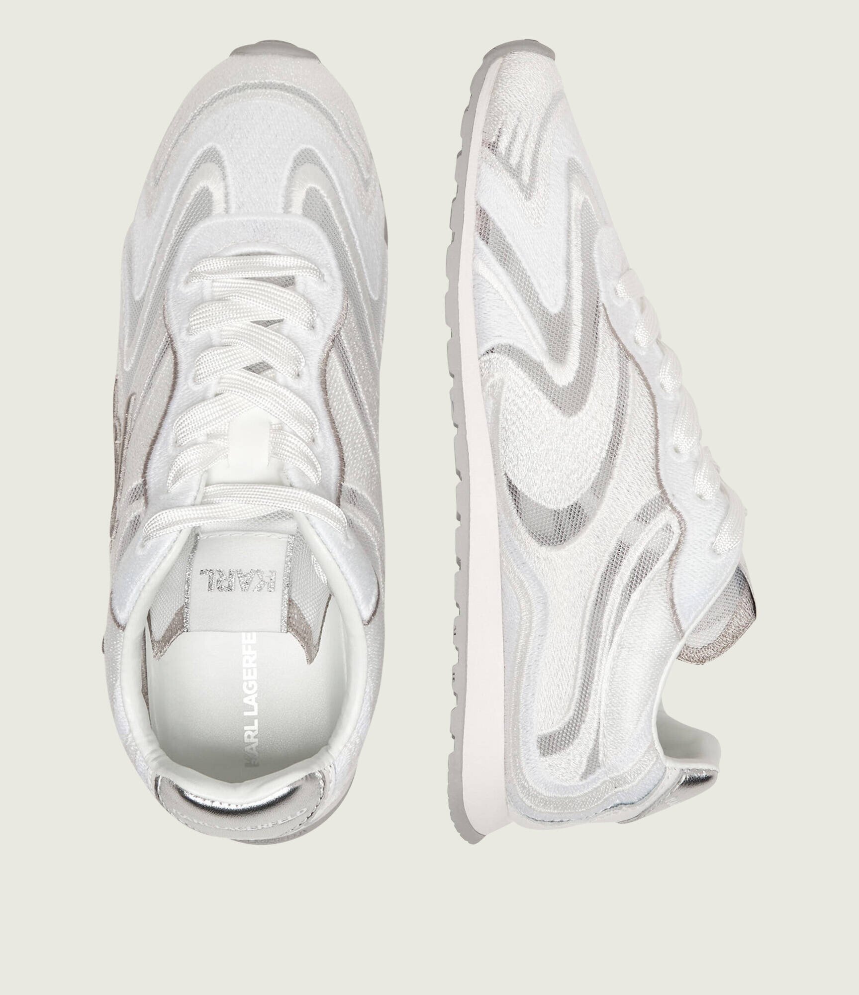 Karl Lagerfeld Sneakers Venus cu adaos de piele