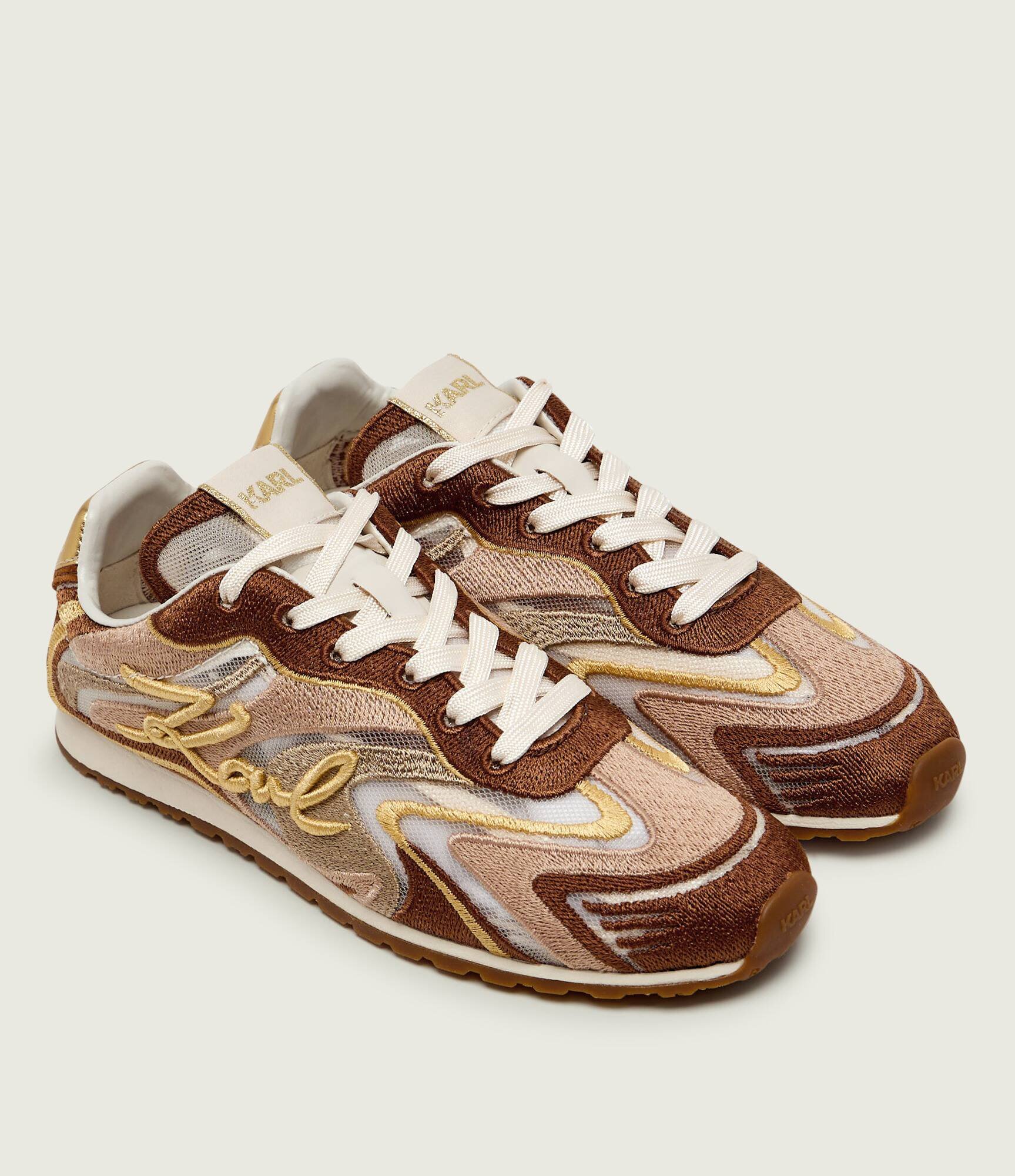 Karl Lagerfeld Sneakers VENUS | piele întoarsă