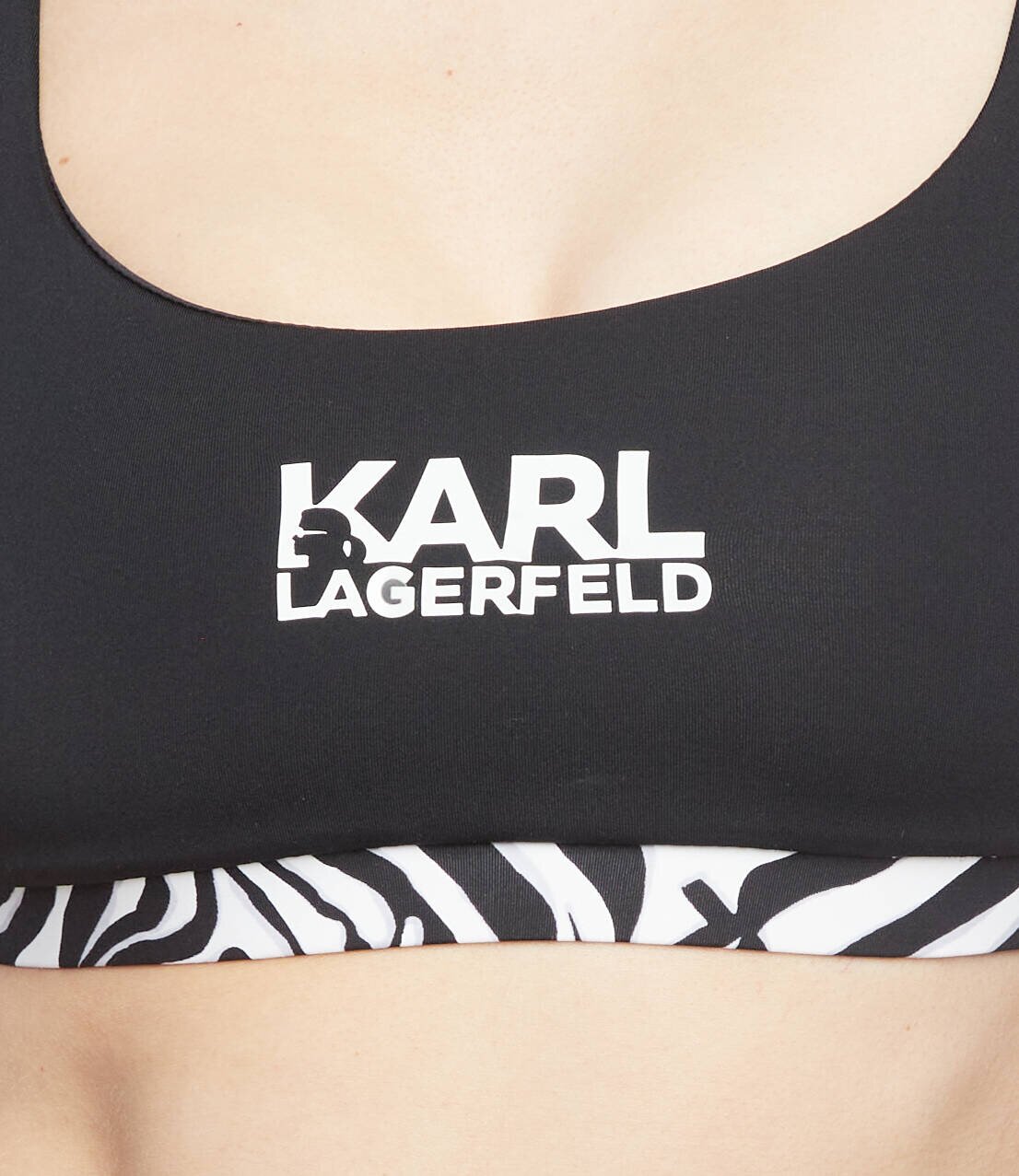 Karl Lagerfeld Sutien de baie Zebra