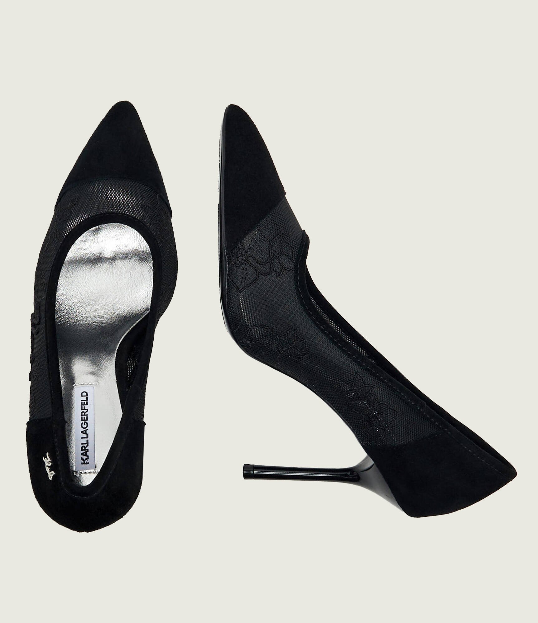 Karl Lagerfeld Tocuri Sarabande Orchid Lace | piele întoarsă