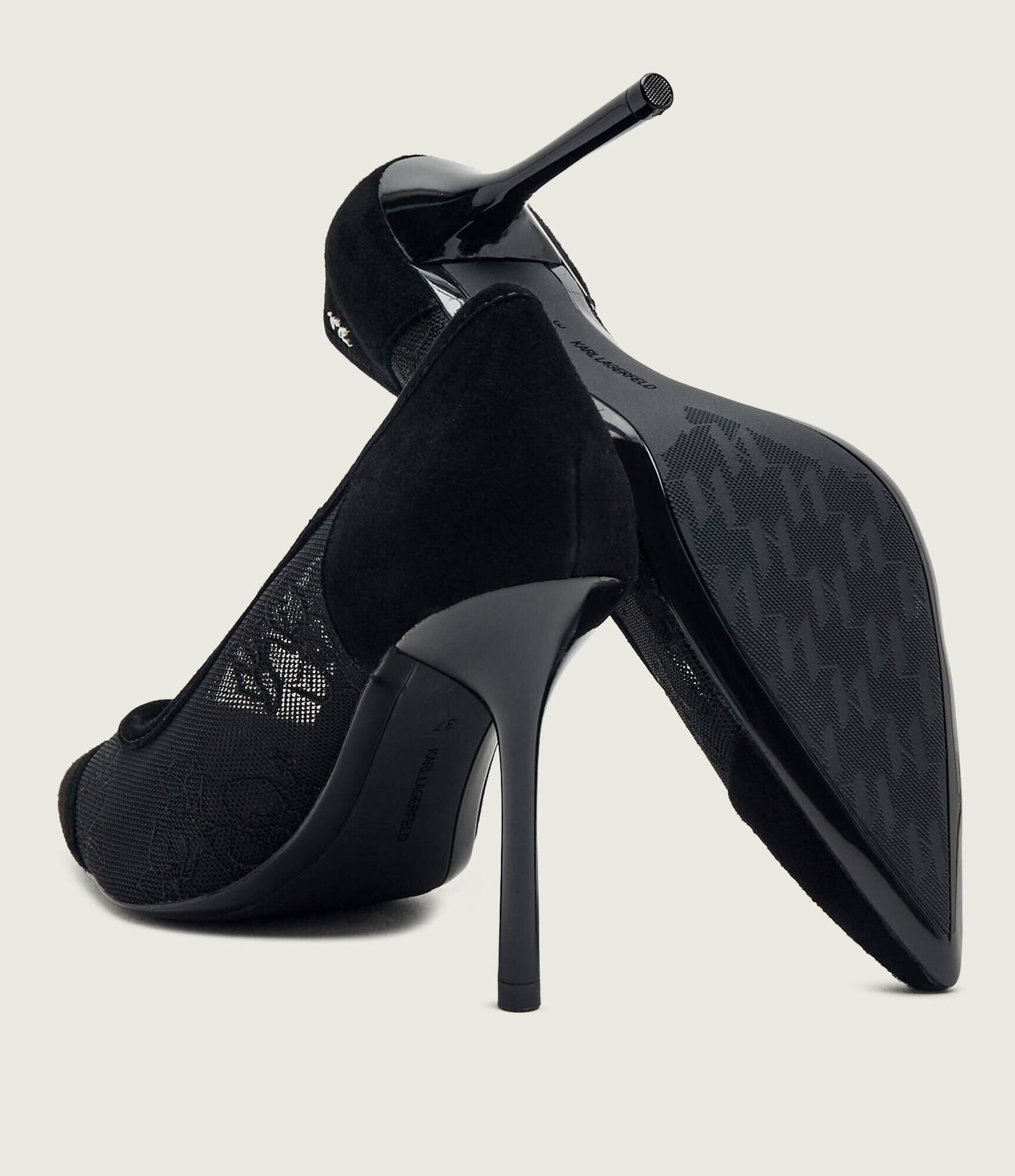 Karl Lagerfeld Tocuri Sarabande Orchid Lace | piele întoarsă