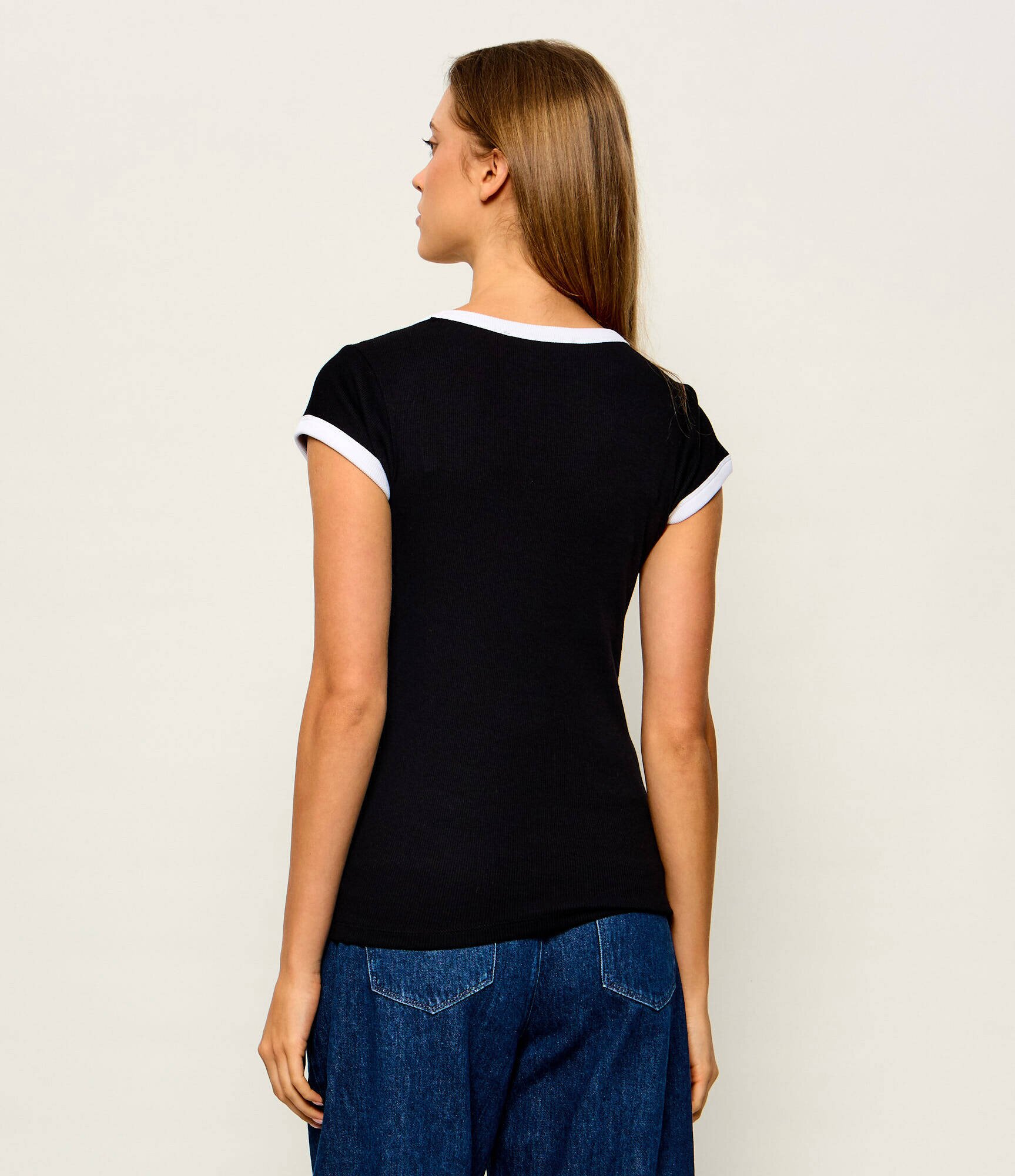 Karl Lagerfeld Tricou Contrast | Slim Fit
